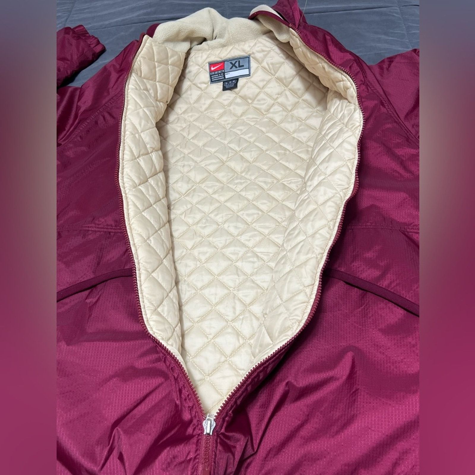 Nike Nike Vintage Florida State Seminoles FSU Quilted Jacket NICE Size US XL / EU 56 / 4 - 10 Thumbnail