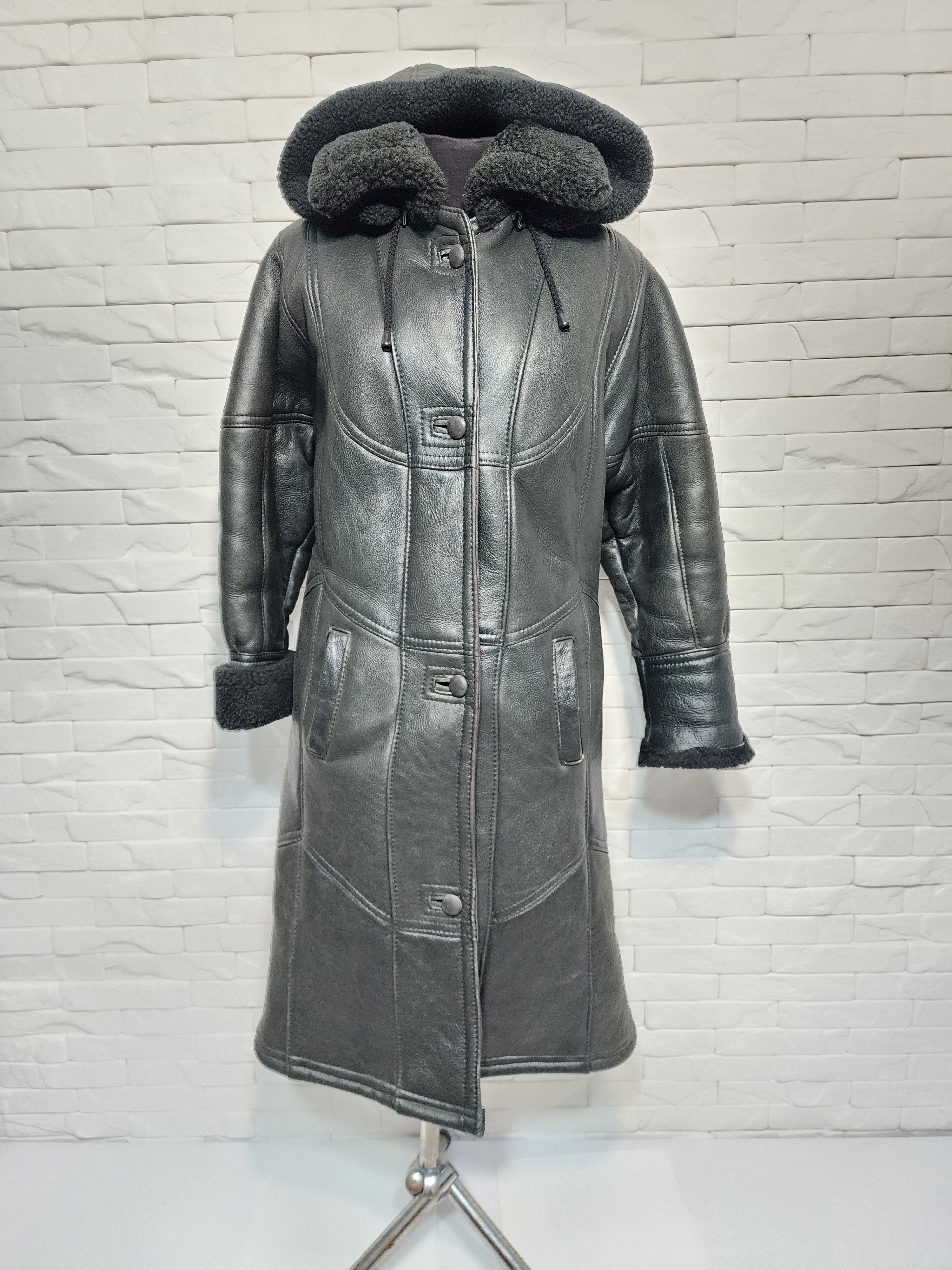 Hooded Coat Genuine Fur Women's Warm Winter Outerwear