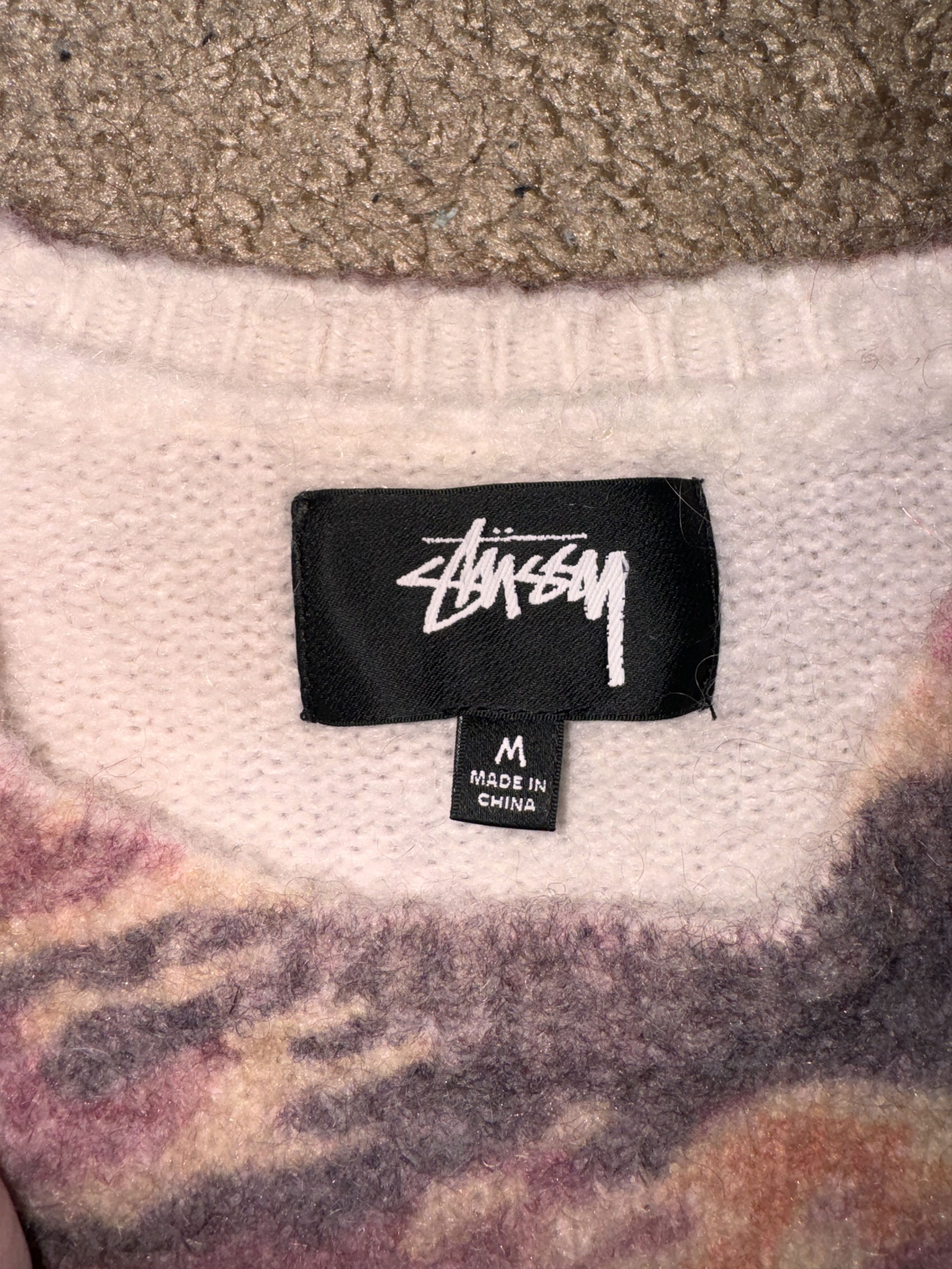 Stussy Stussy x Lucien Smith Tigris Print Sweater Mohair Size US M / EU 48-50 / 2 - 2 Thumbnail