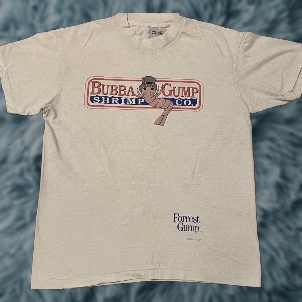Vintage Vtg 90s Forrest Gump Stanley Desantis Shirt S Gray 90s Grunge Vintage Movie Promo Funny Bubba Gump Shrimp Short Sleeve Tee Mens Size US S / EU 44-46 / 1 - 1 Thumbnail