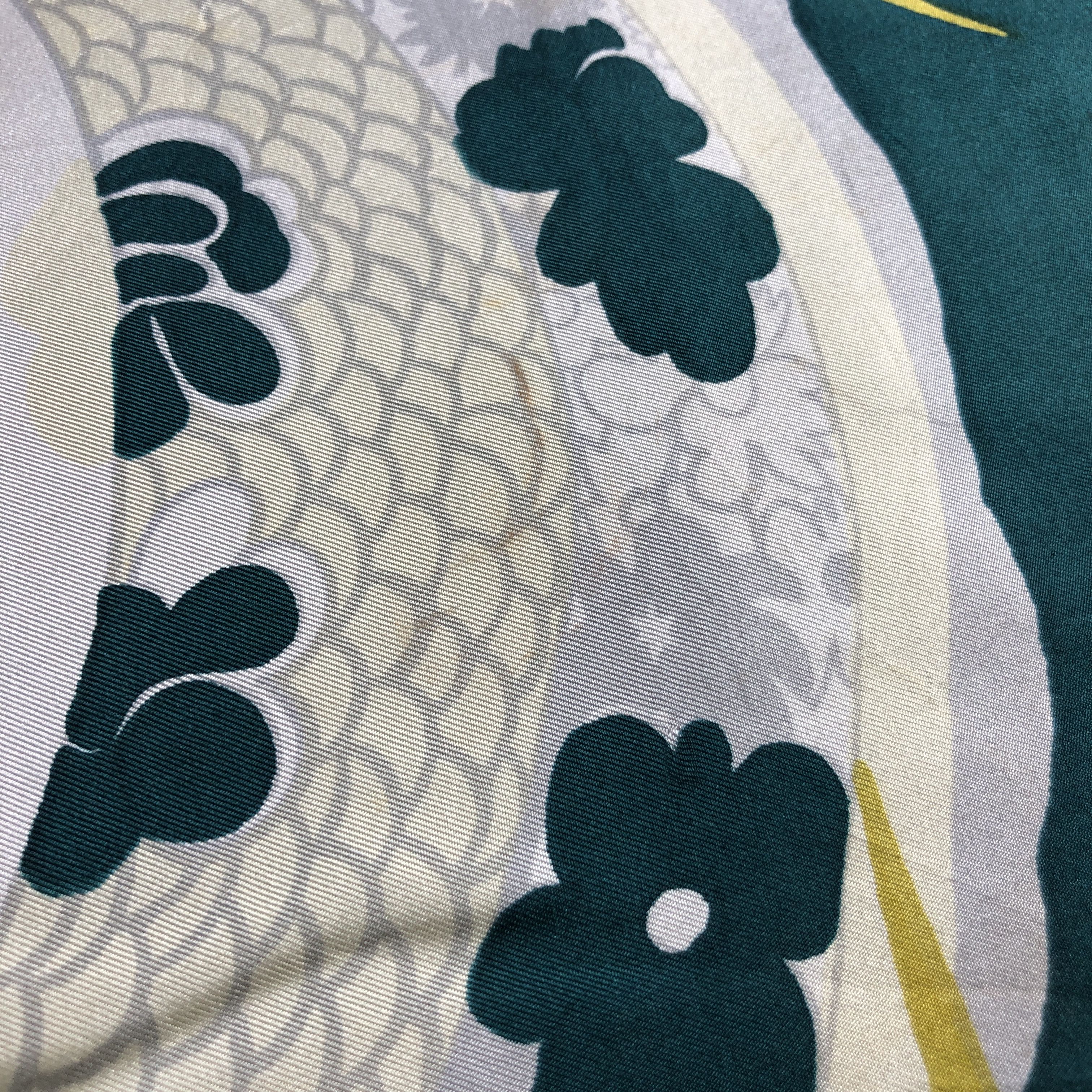 Japanese Brand Vintage Tabacch Moyano Silk Scarf M1191 Size ONE SIZE - 10 Thumbnail