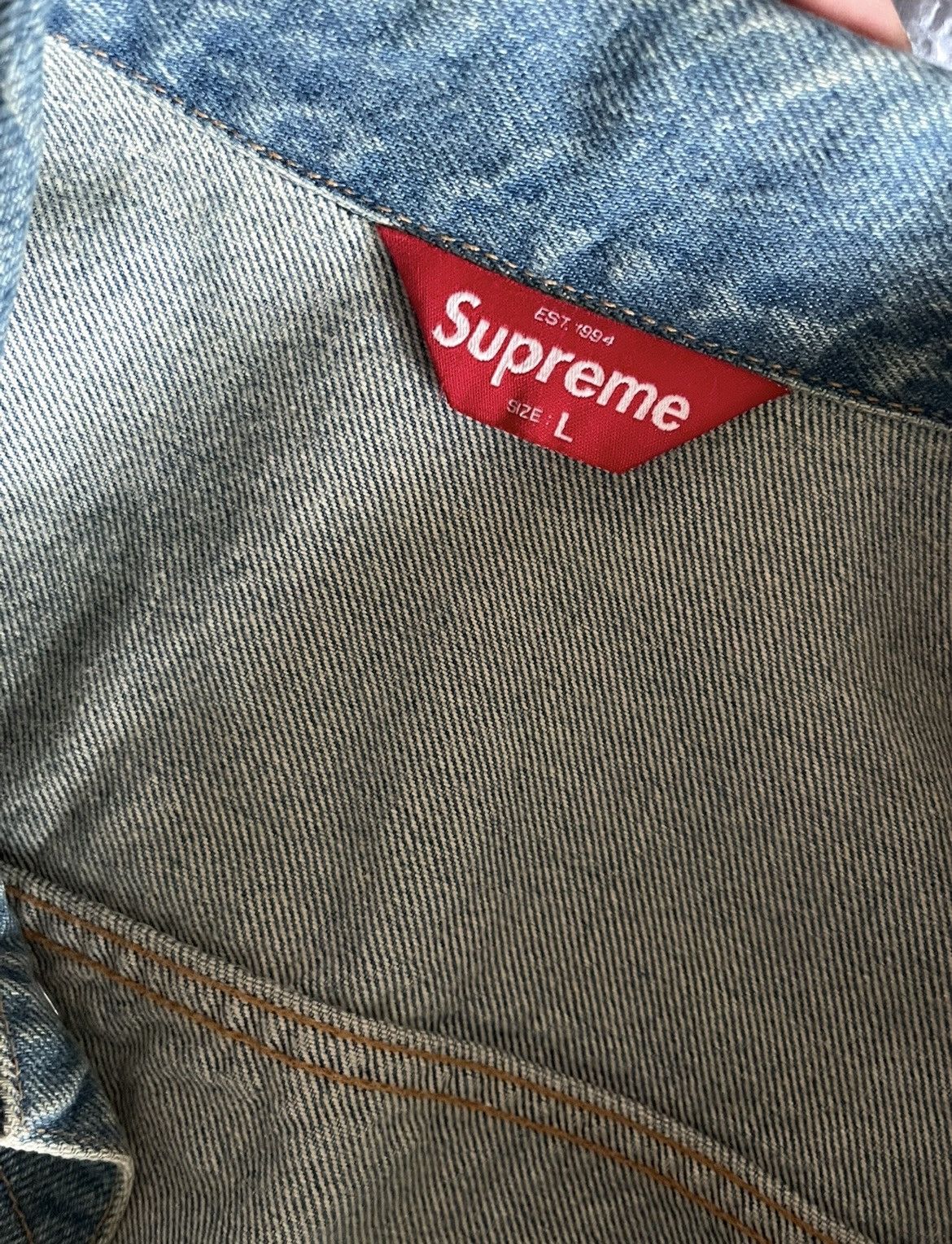 Supreme black sabbath supreme denim jacket Size US M / EU 48-50 / 2 - 3 Thumbnail