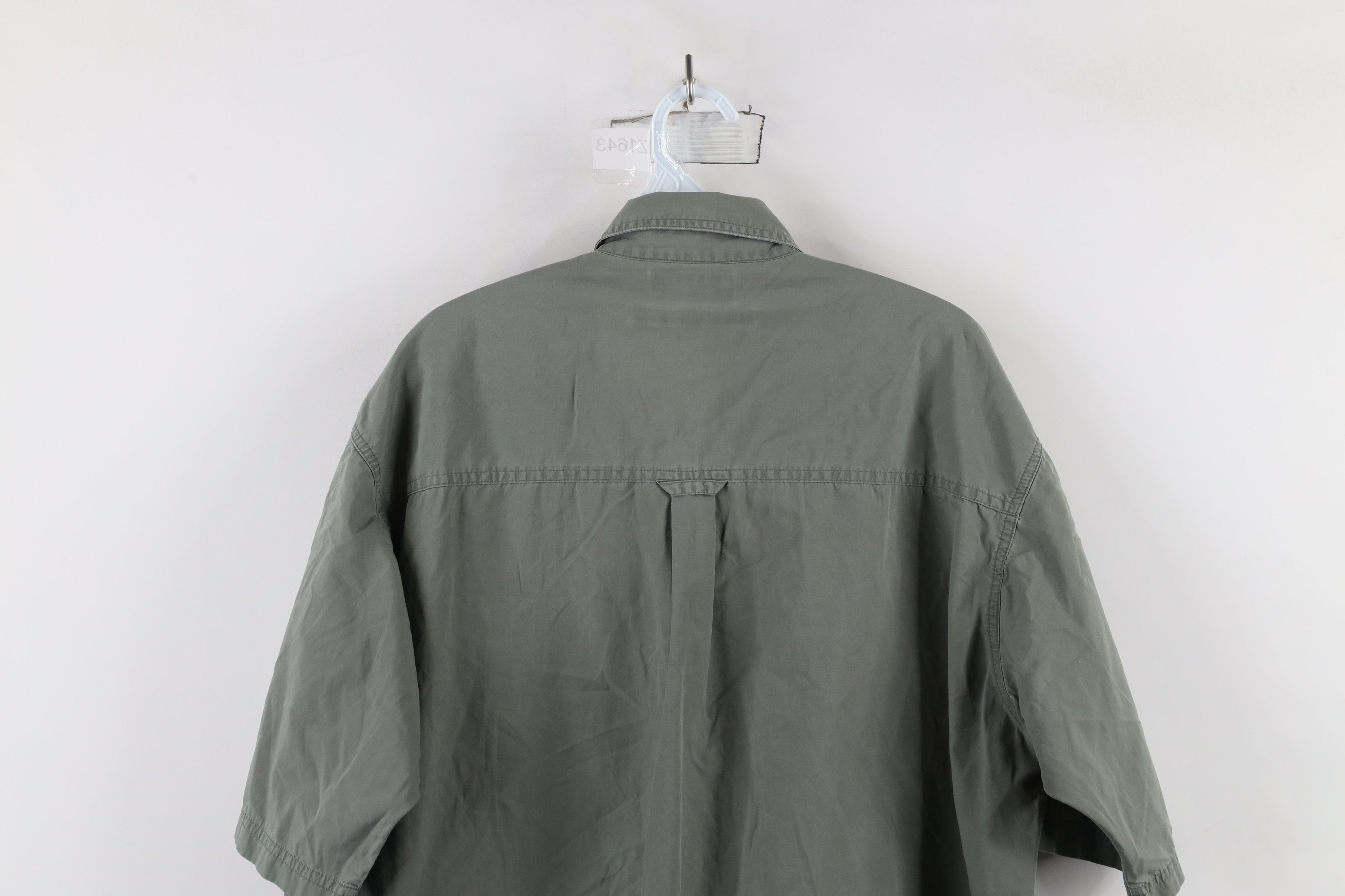 Columbia × Vintage Vintage 90s Columbia Spell Out Short Sleeve Button Shirt Size US L / EU 52-54 / 3 - 13 Thumbnail