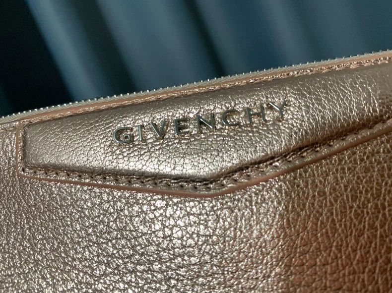Givenchy Givenchy Rose Gold Lamb Leather Handbag Antigona Series Size ONE SIZE - 3 Thumbnail