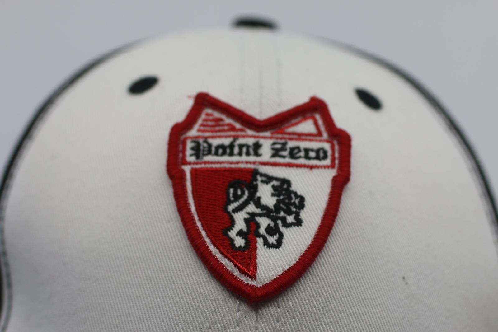 Point Zero Vintage Point Zero Baseball Cap Crest Logo White Adjustable Size ONE SIZE - 2 Thumbnail