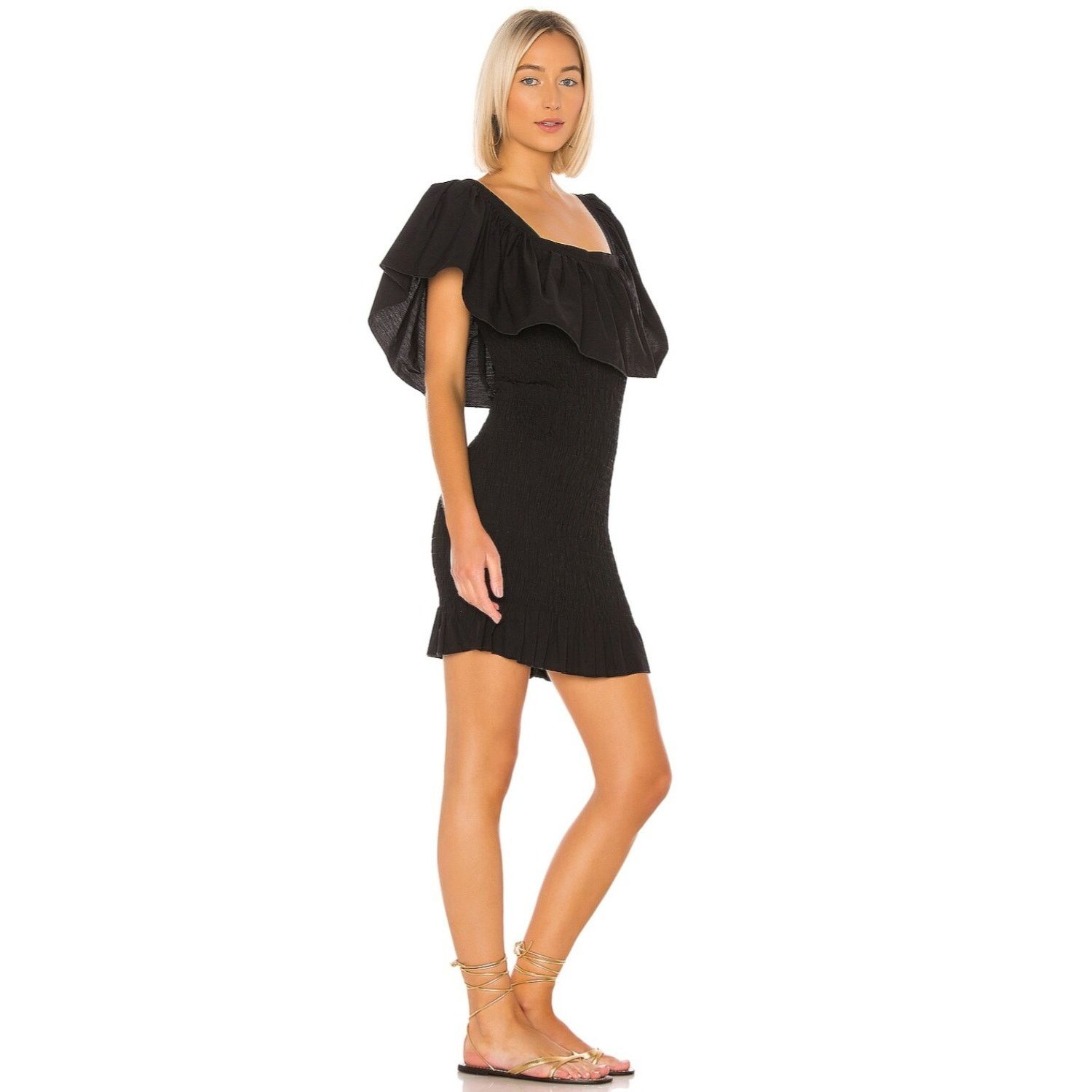 Solid & Striped Solid & Striped Smocked Ruffle Dress Size Small Size S / US 4 / IT 40 - 2 Thumbnail