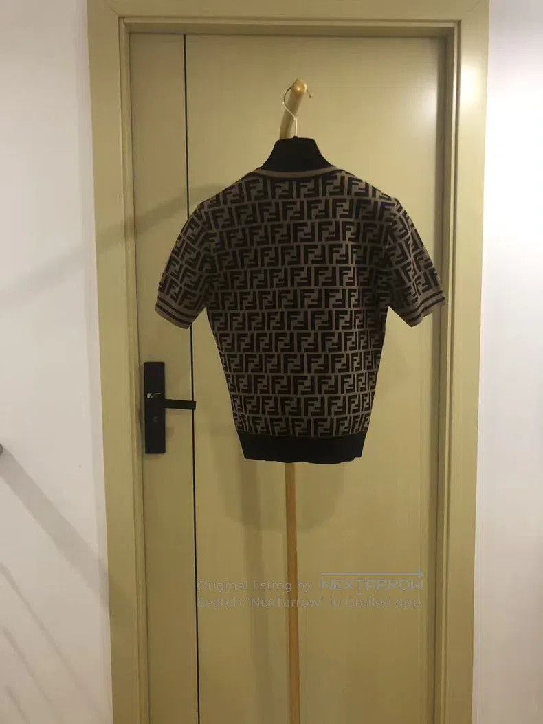Fendi Fendi Monogram Knit Short Sleeve Size XS / US 0-2 / IT 36-38 - 2 Thumbnail