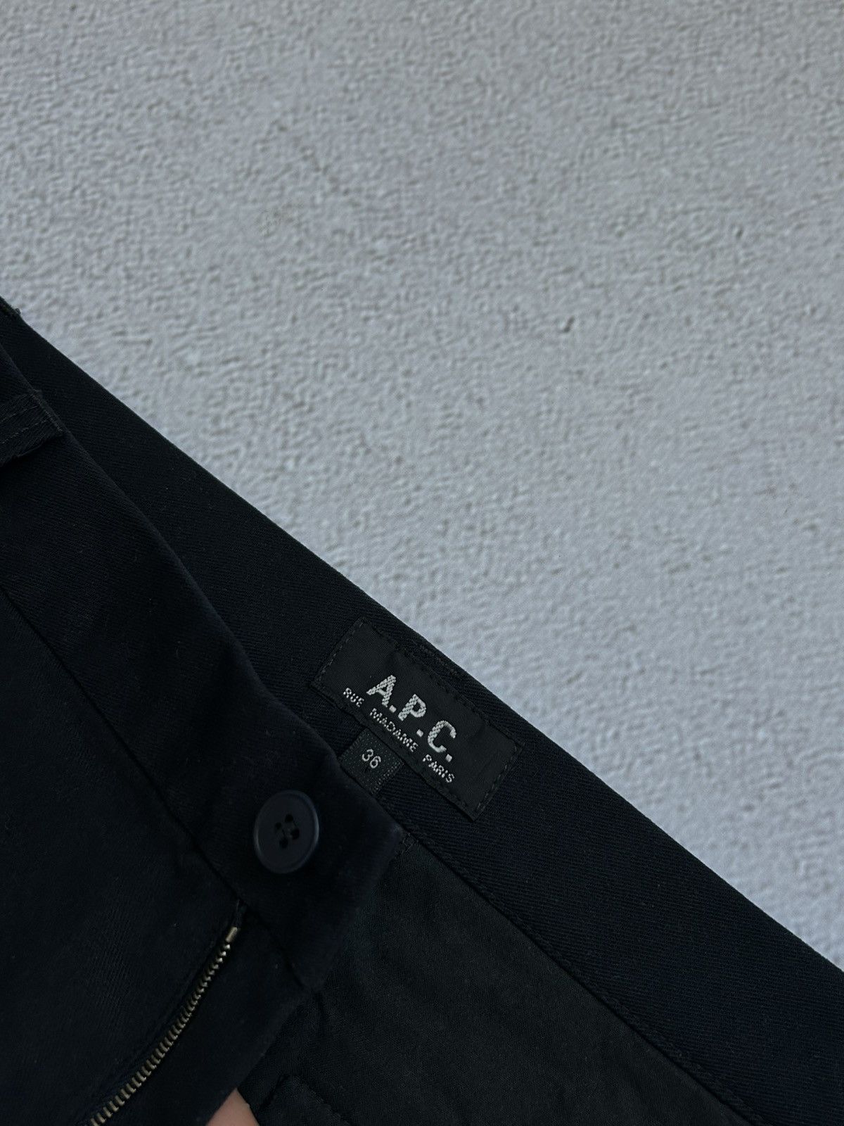 A.P.C. × Designer A.P.C. Premium women's dark blue chino pants size 36 Size 36" / US 14 / IT 50 - 6 Thumbnail