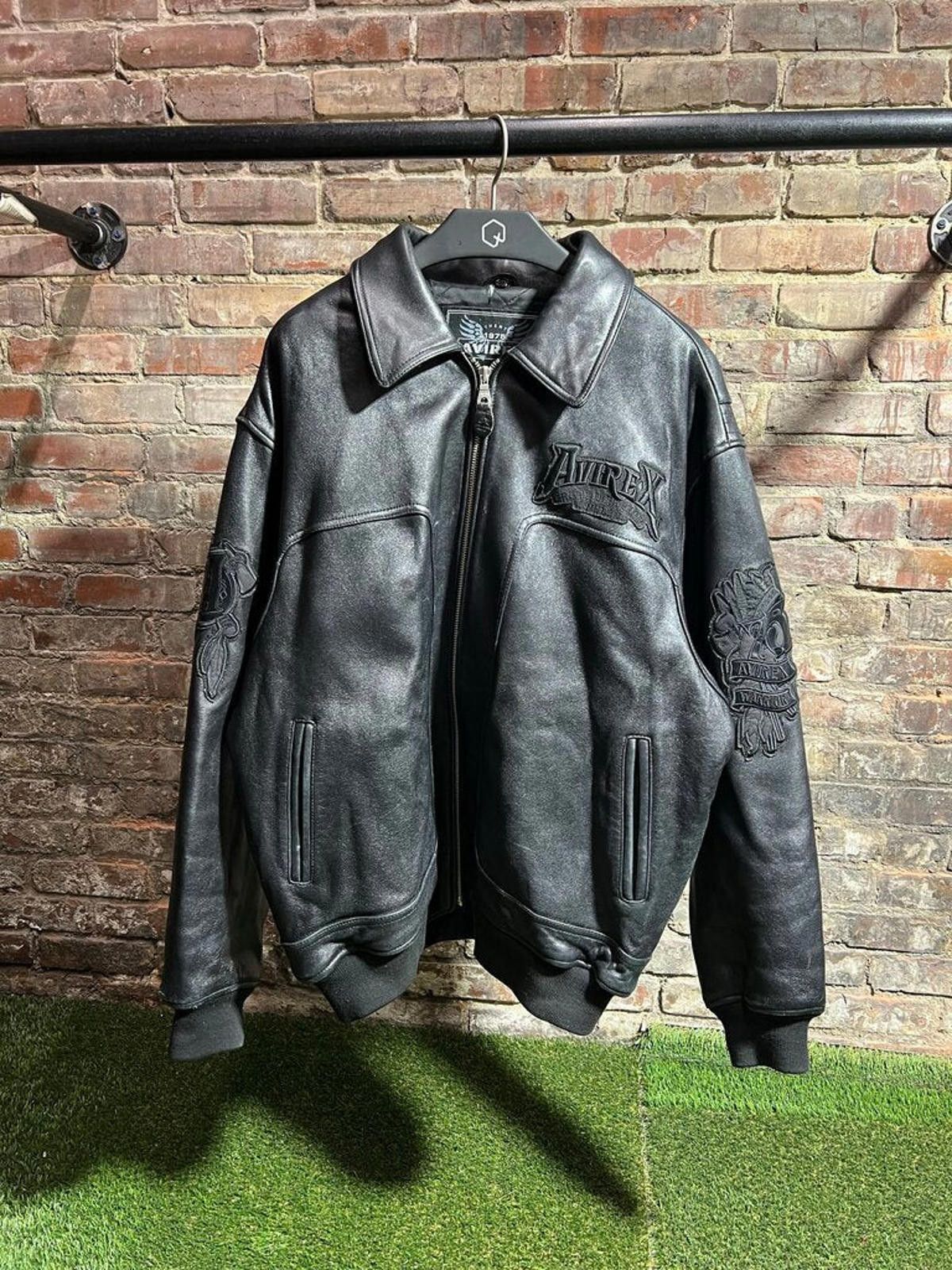 Avirex Avirex Leather Jacket Black Sz. XXL Size US XXL / EU 58 / 5 - 1 Thumbnail