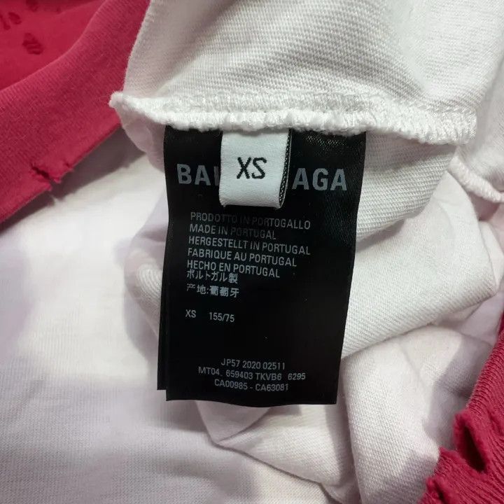 Balenciaga Balenciaga Balenciaga Red Distressed Classic Hoodie -2507 Size US XS / EU 42 / 0 - 4 Thumbnail