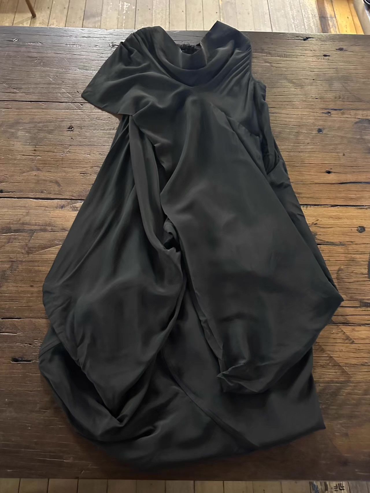 Rick Owens Rick Owens 17SS 'WALRUS' Women's Black Egret Top Ｑ25 Size XS / US 0-2 / IT 36-38 - 1 Thumbnail