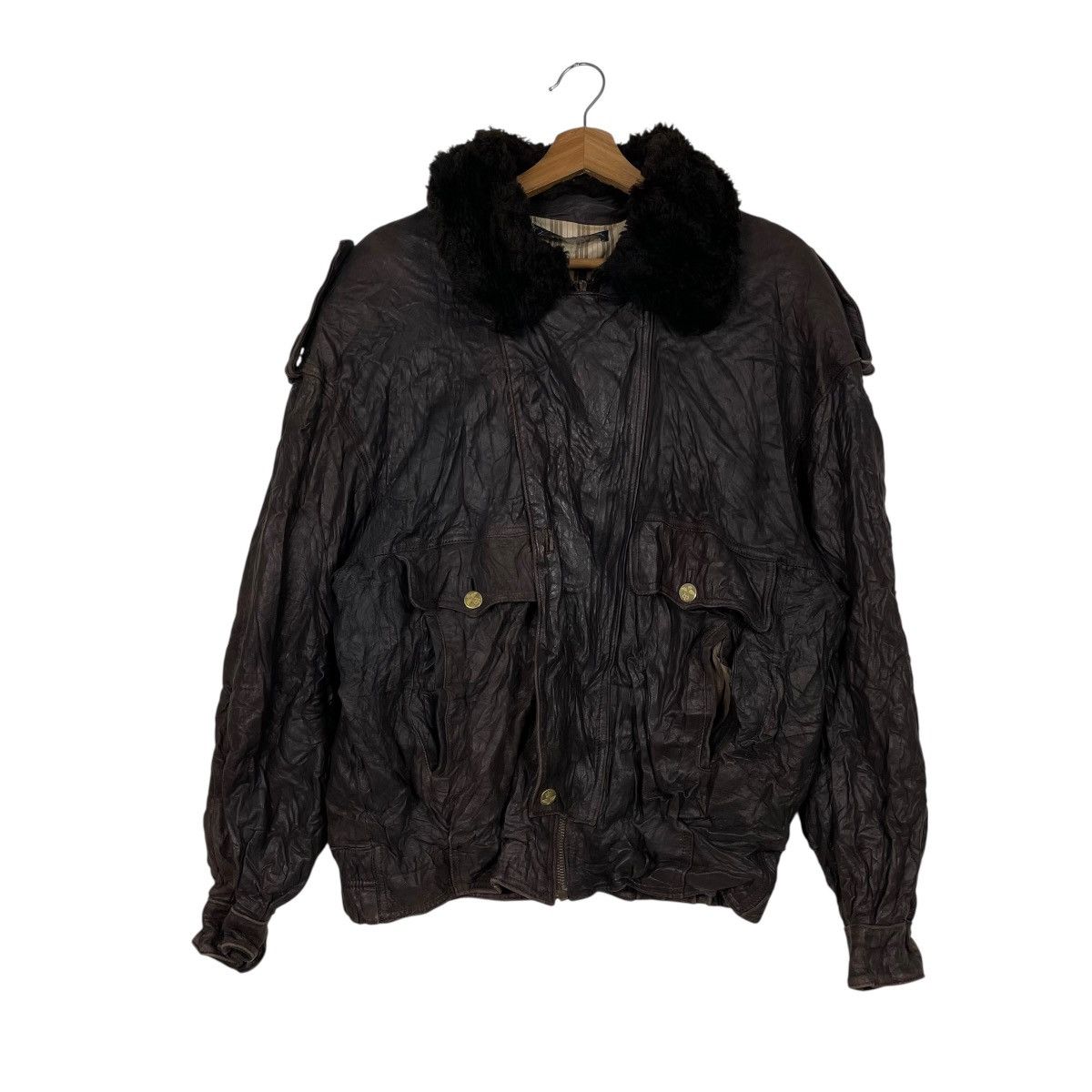 Other Vtg Marie-France Kremer Leather Jacket Size US S / EU 44-46 / 1 - 1 Thumbnail