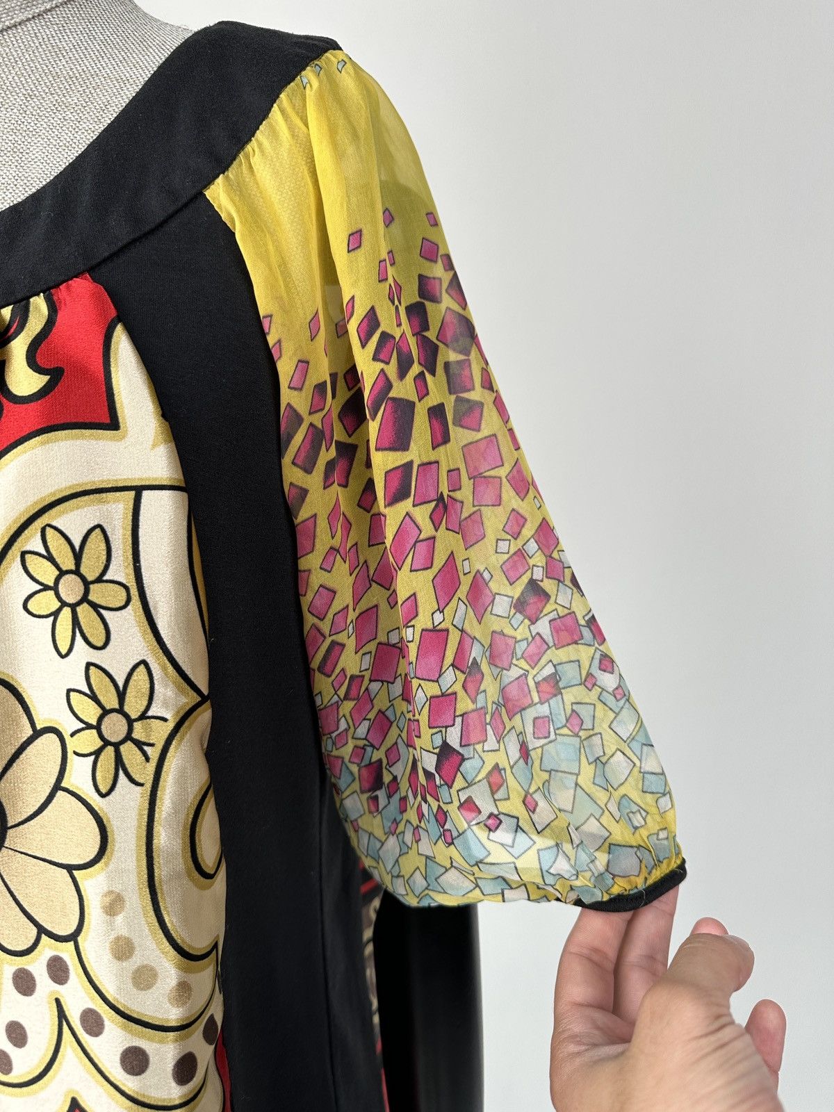 Stella McCartney Stella McCartney 100% Silk Multicolor Blouse Shirt Size M / US 6-8 / IT 42-44 - 8 Thumbnail