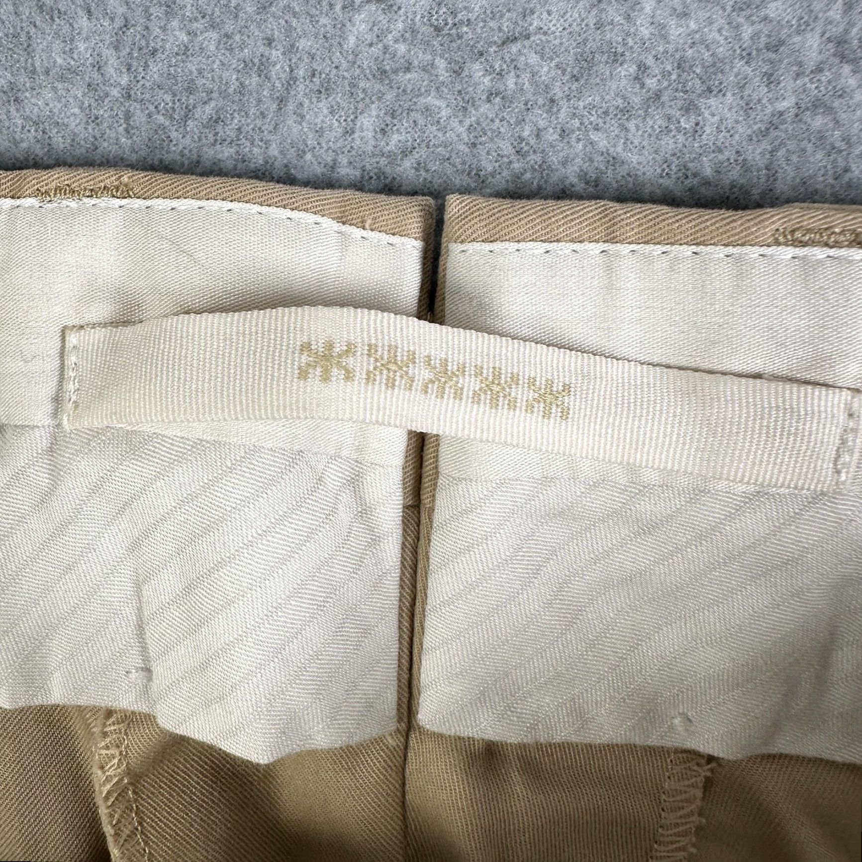 Ermenegildo Zegna VINTAGE Ermenegildo Zegna Pants Mens 38x30 Beige Cloud Cotton Chino Straight Regular Fit Size US 38 / EU 54 - 2 Thumbnail