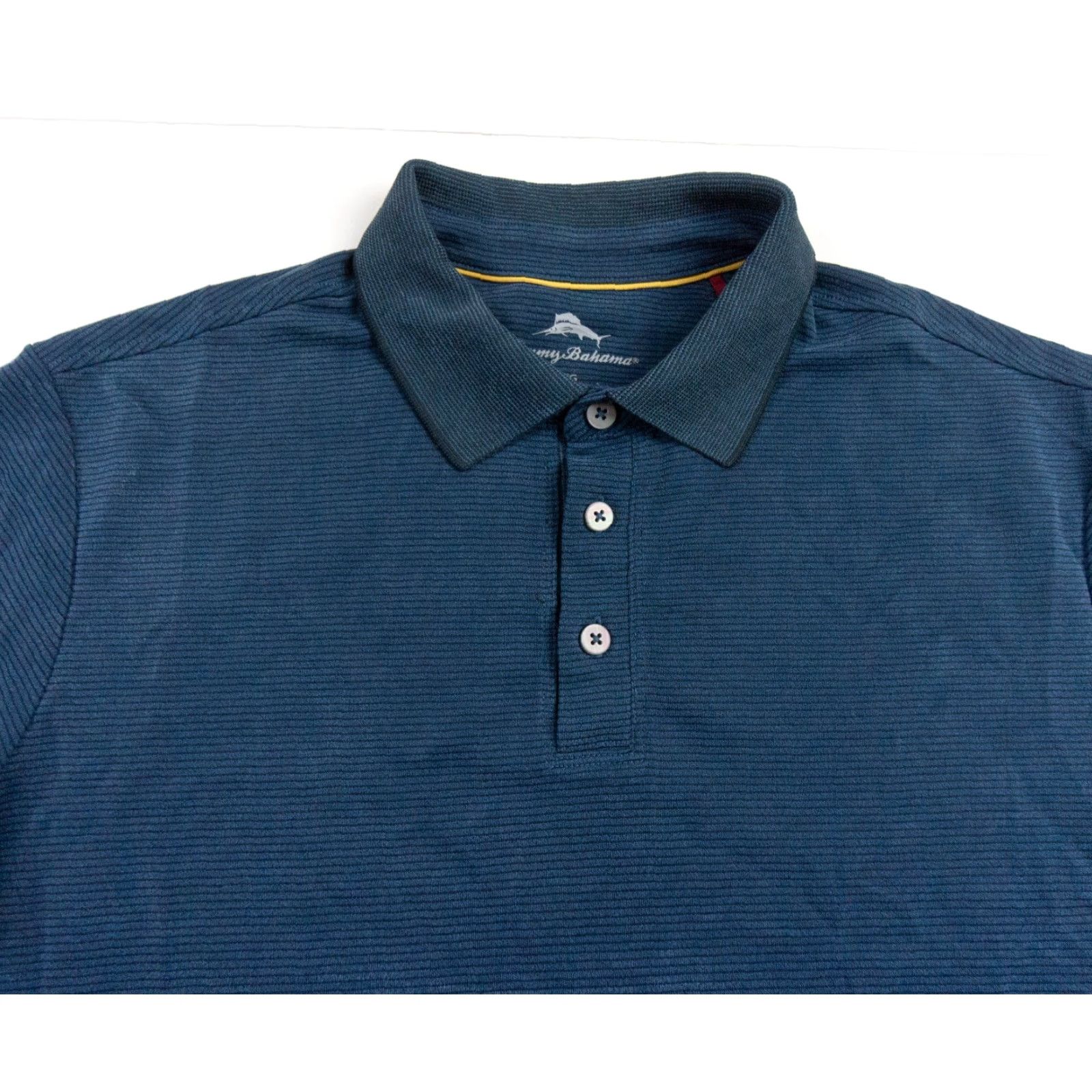 Tommy Bahama VINTAGE Tommy Bahama Polo Shirt Mens Large Blue Short Sleeve Collared Comfort Casual Size US L / EU 52-54 / 3 - 2 Thumbnail