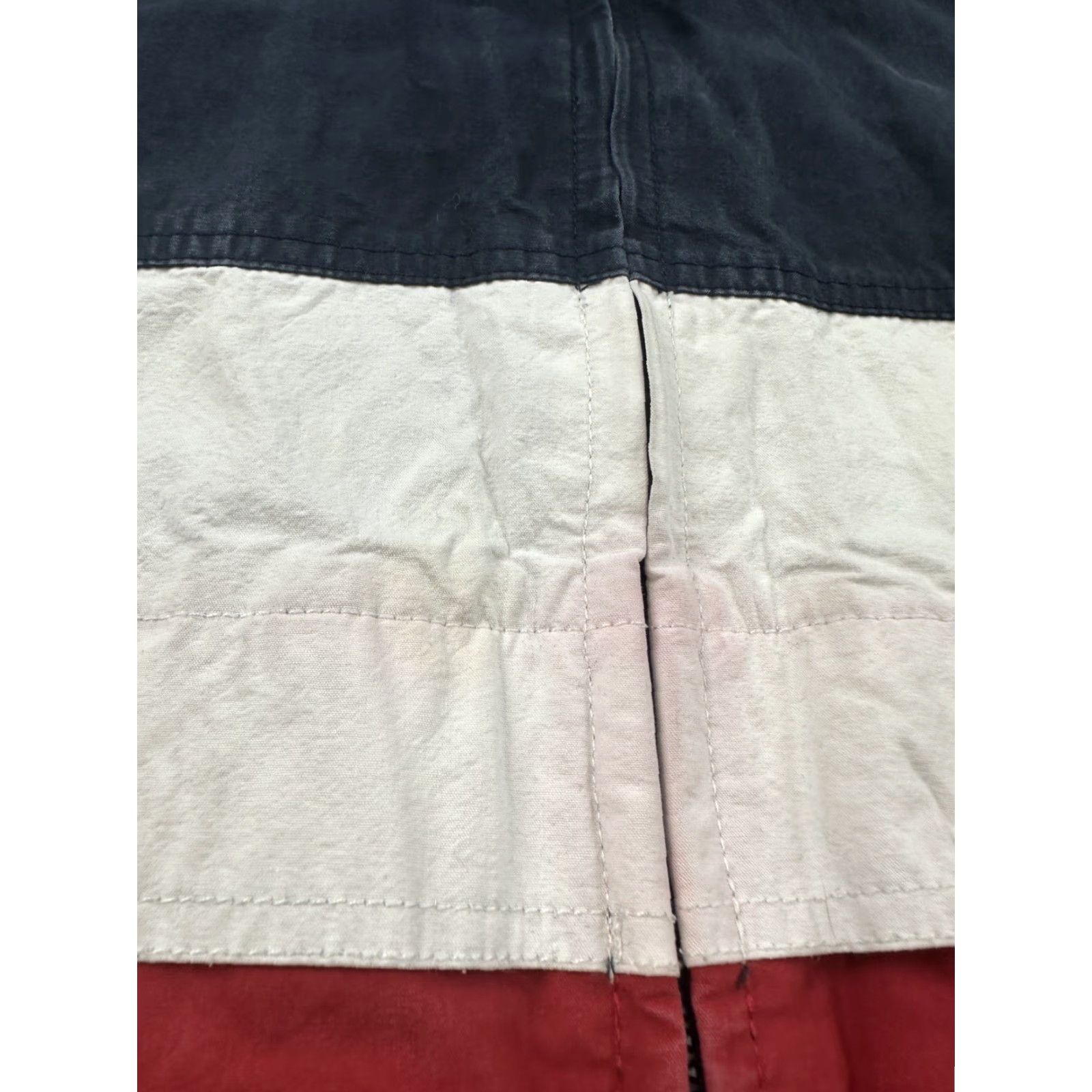 Brandy Melville Brandy Melville John Galt Jacket OS One Size Red White Blue Colorblock Size ONE SIZE - 2 Thumbnail