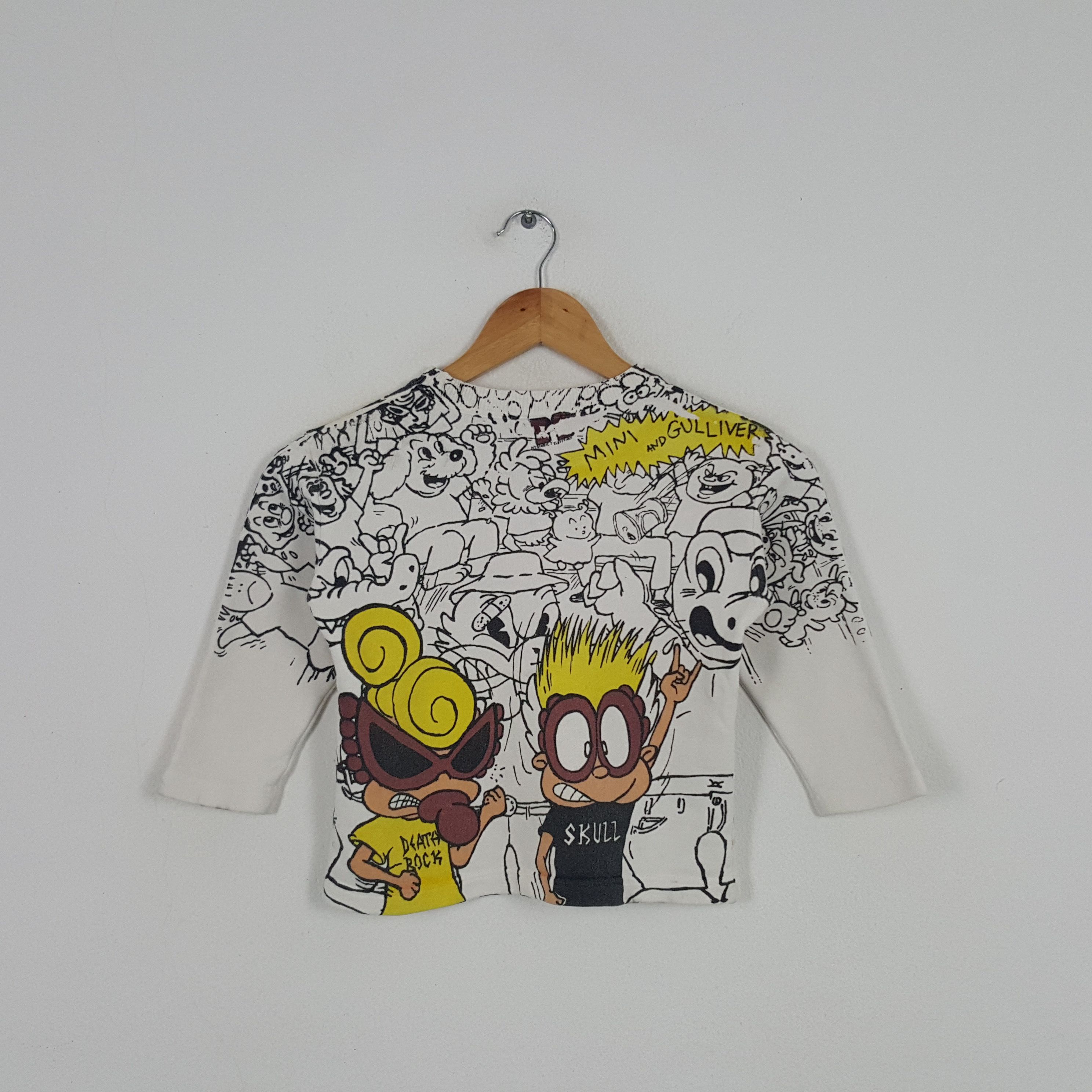 Hysteric Glamour × Japanese Brand × Vintage Vintage Hysteric Glamour Japanese Cartoon Fullprint Tshirt Size US XS / EU 42 / 0 - 3 Thumbnail
