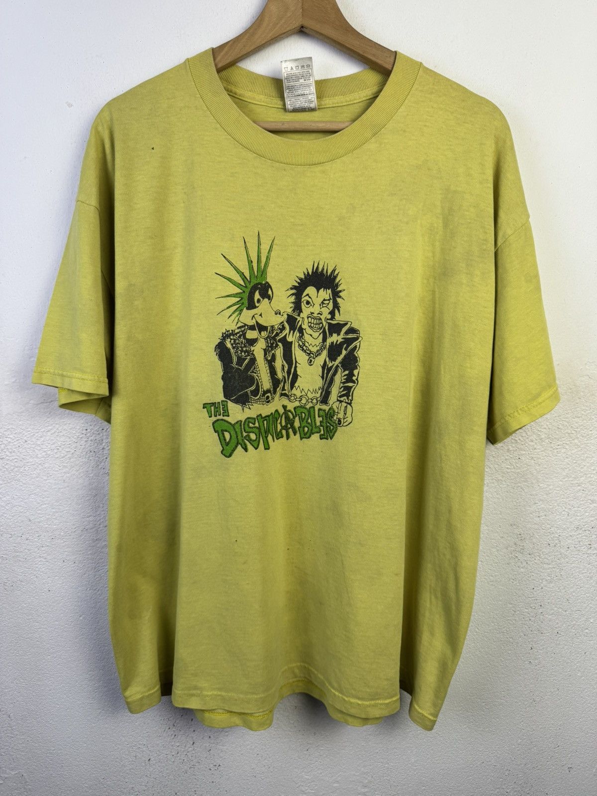 Band Tees Vintage DISPICABLES PUNK ROCK Tee Size US XL / EU 56 / 4 - 1 Thumbnail