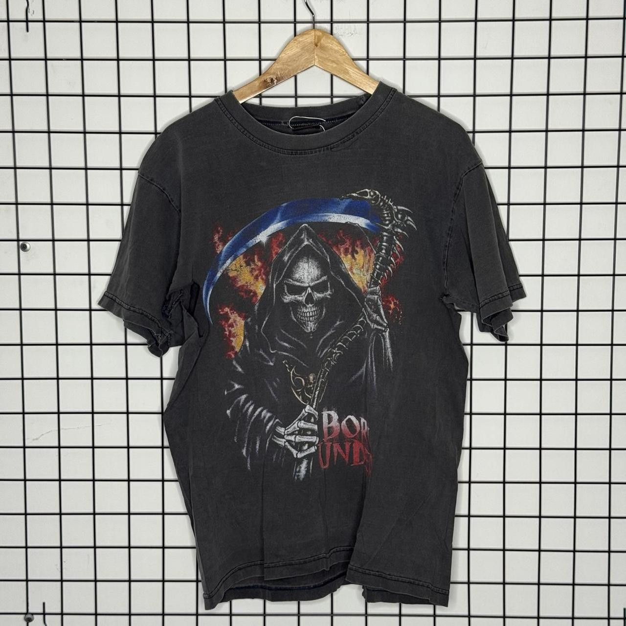 Vintage Vintage 90s Storm Raider Grey Black Printed T shirt Size US M / EU 48-50 / 2 - 1 Thumbnail