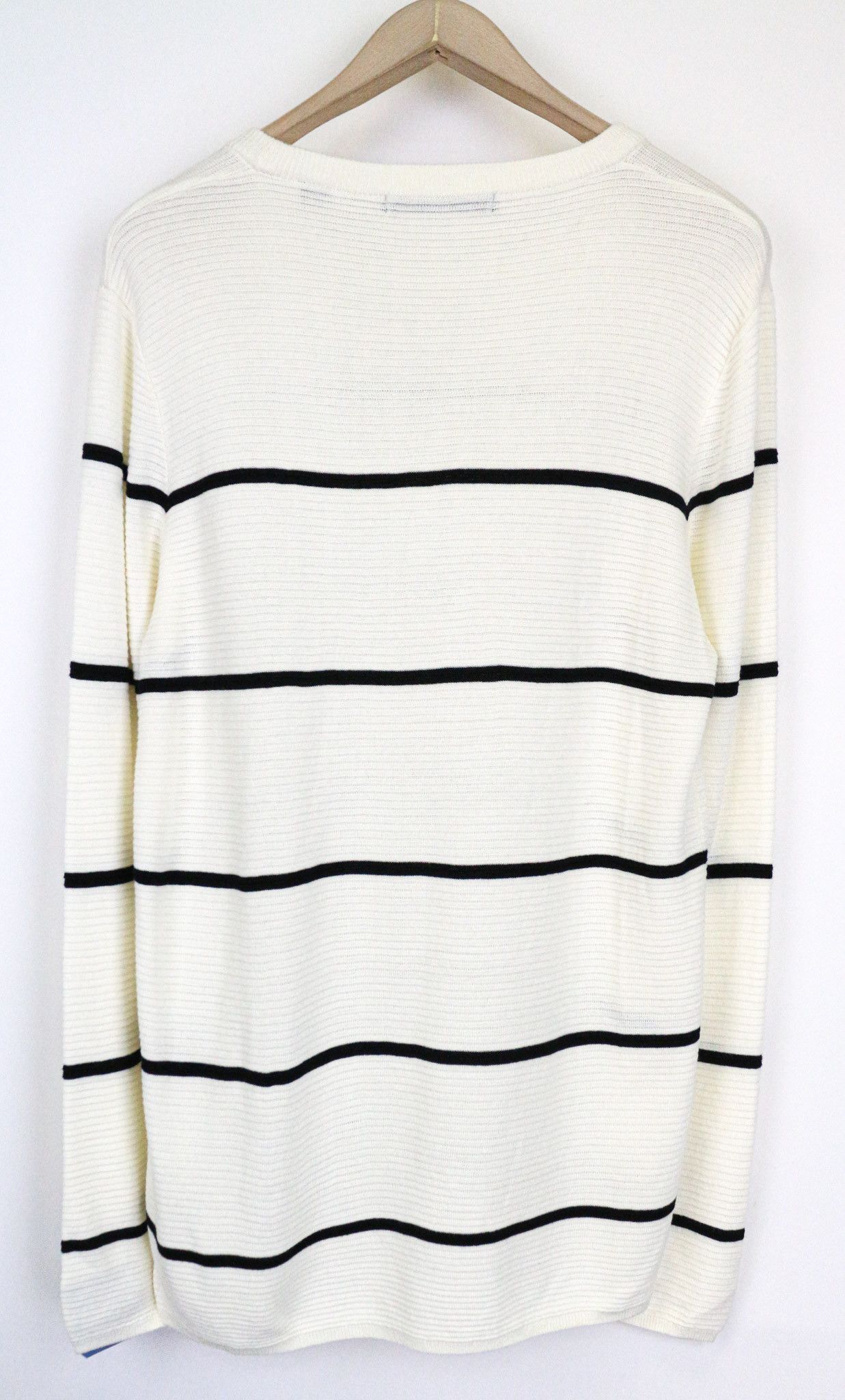 Scotch & Soda AMS COUTURE L Off-White Striped Sweatshirt 76187 Size US L / EU 52-54 / 3 - 2 Thumbnail