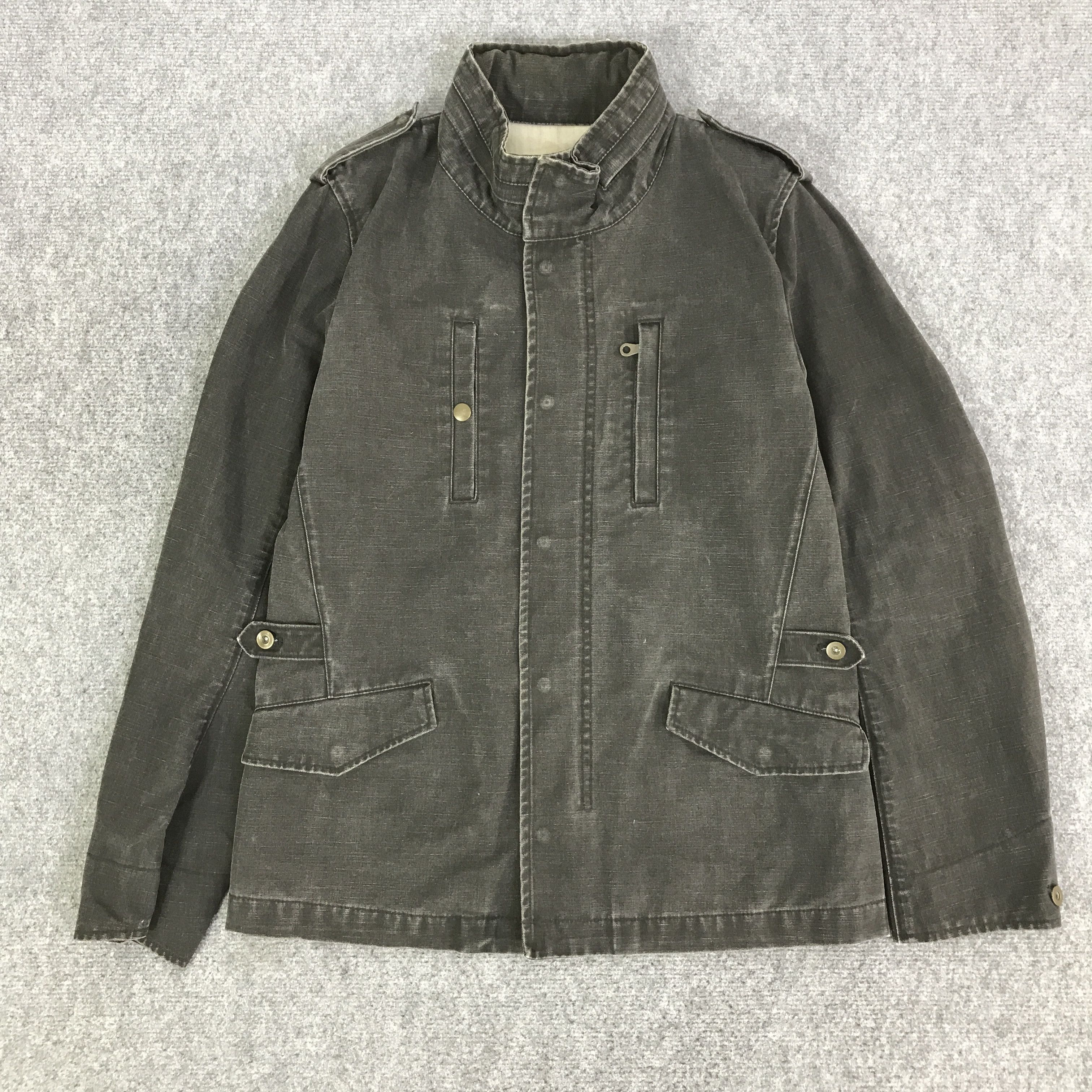 Boycott BOYCOTT BLACK FADED JACKET K105B18 Size US M / EU 48-50 / 2 - 1 Thumbnail