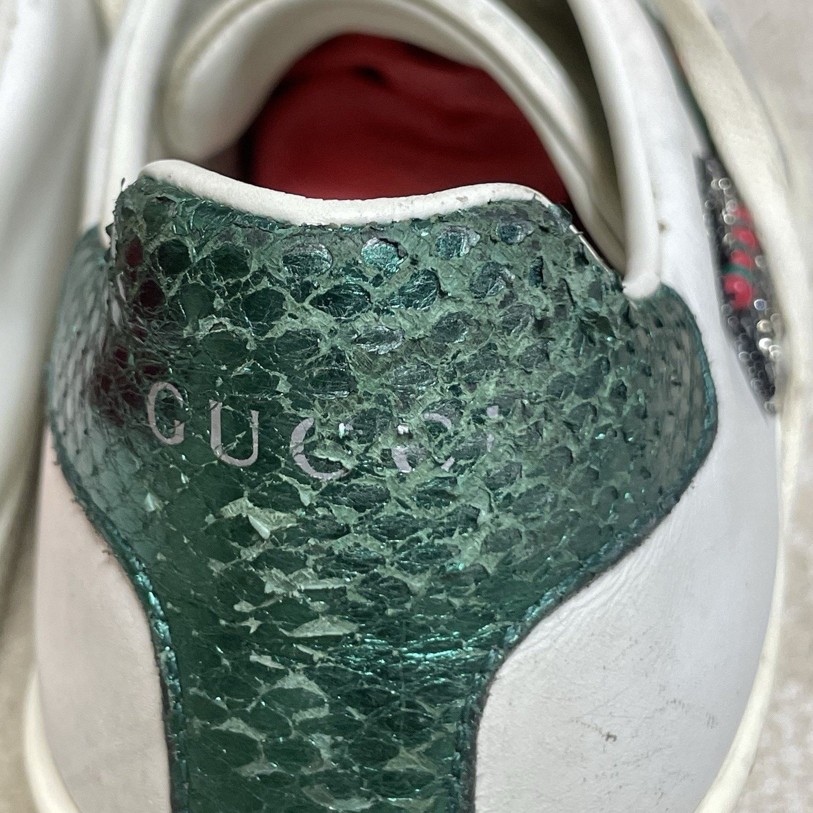 Gucci Gucci Ace Sneakers Low-Top Trainers shoes leather Arrow Size US 10 / IT 40 - 13 Thumbnail