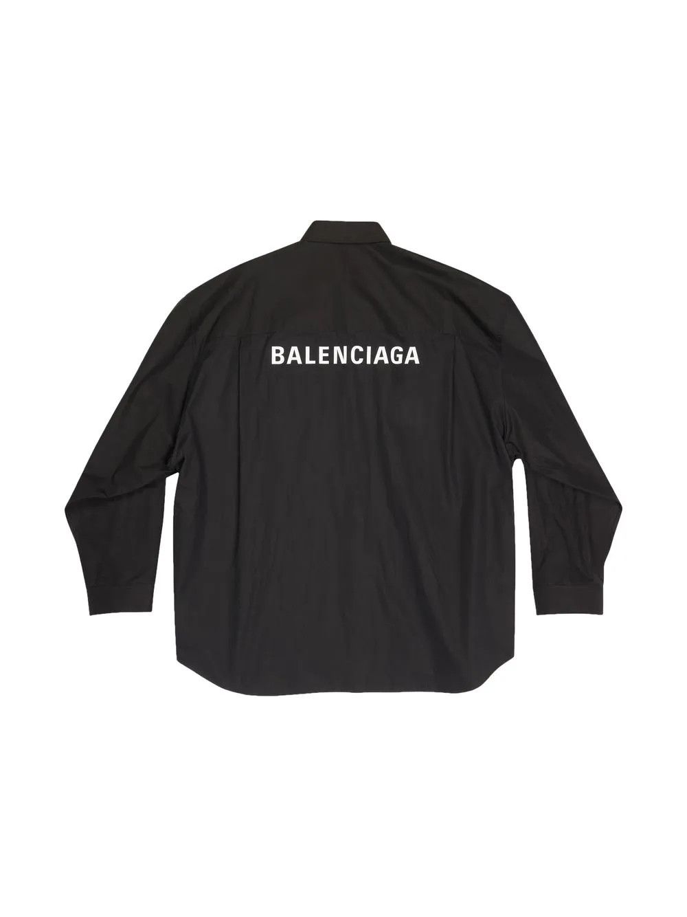 Balenciaga o1w1db10825 Shirt Oversized in Black Size US S / EU 44-46 / 1 - 5 Thumbnail