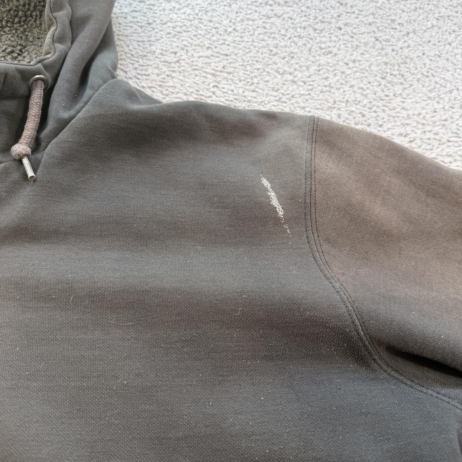 Carhartt Carhartt Sherpa Lined Zip Hoodie Brown Faded Work Jacket L Size US L / EU 52-54 / 3 - 7 Thumbnail