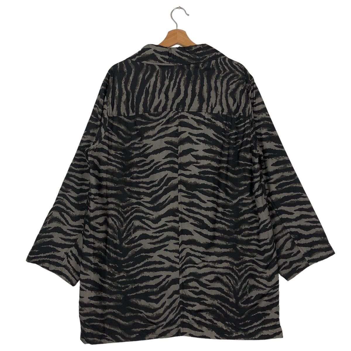 Japanese Brand 🔥Tiger Striped Camo Design Oversized Jacket L’Equipe Yoshie Size US M / EU 48-50 / 2 - 8 Thumbnail