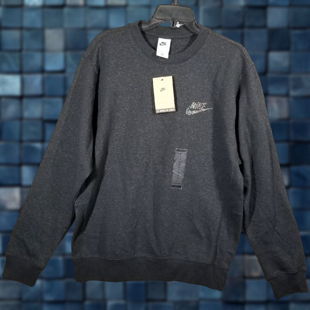 Nike Nike NSW Sport Essentials+ Men’s Small Crewneck Black Pullover DD7045-010 NWT Size US S / EU 44-46 / 1 - 1 Thumbnail
