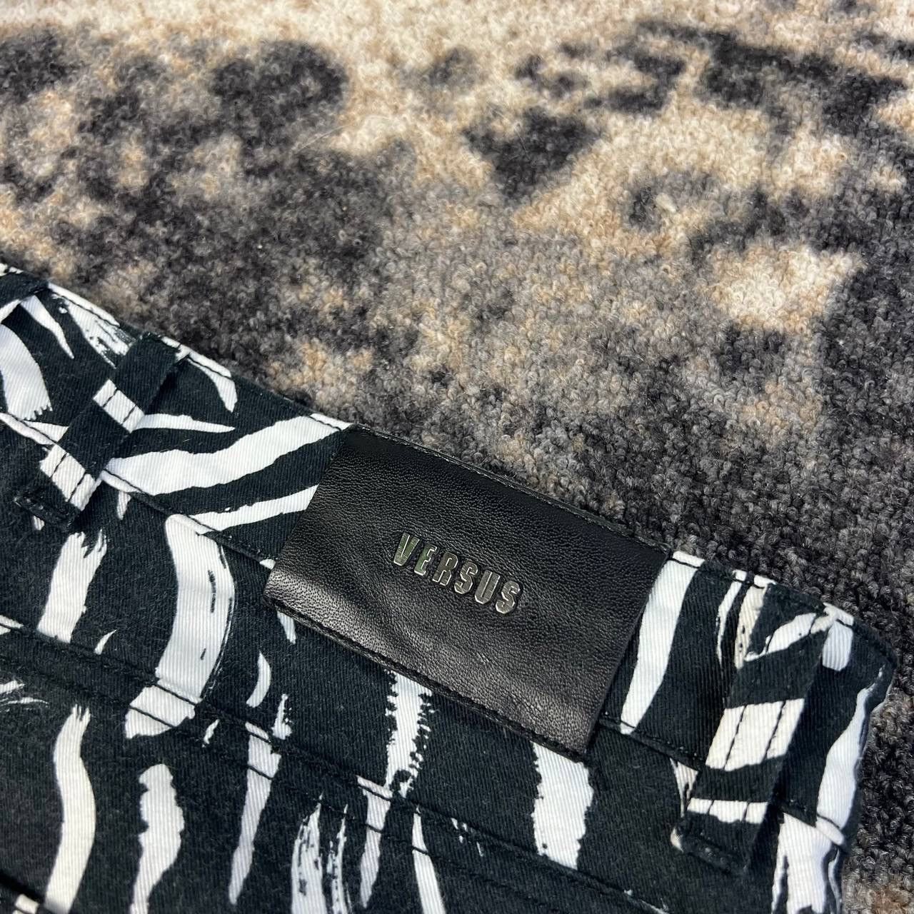 Versus Versace Versace Versus Luxury Y2K Zebra Colors Chino Pants Size 31" - 5 Thumbnail