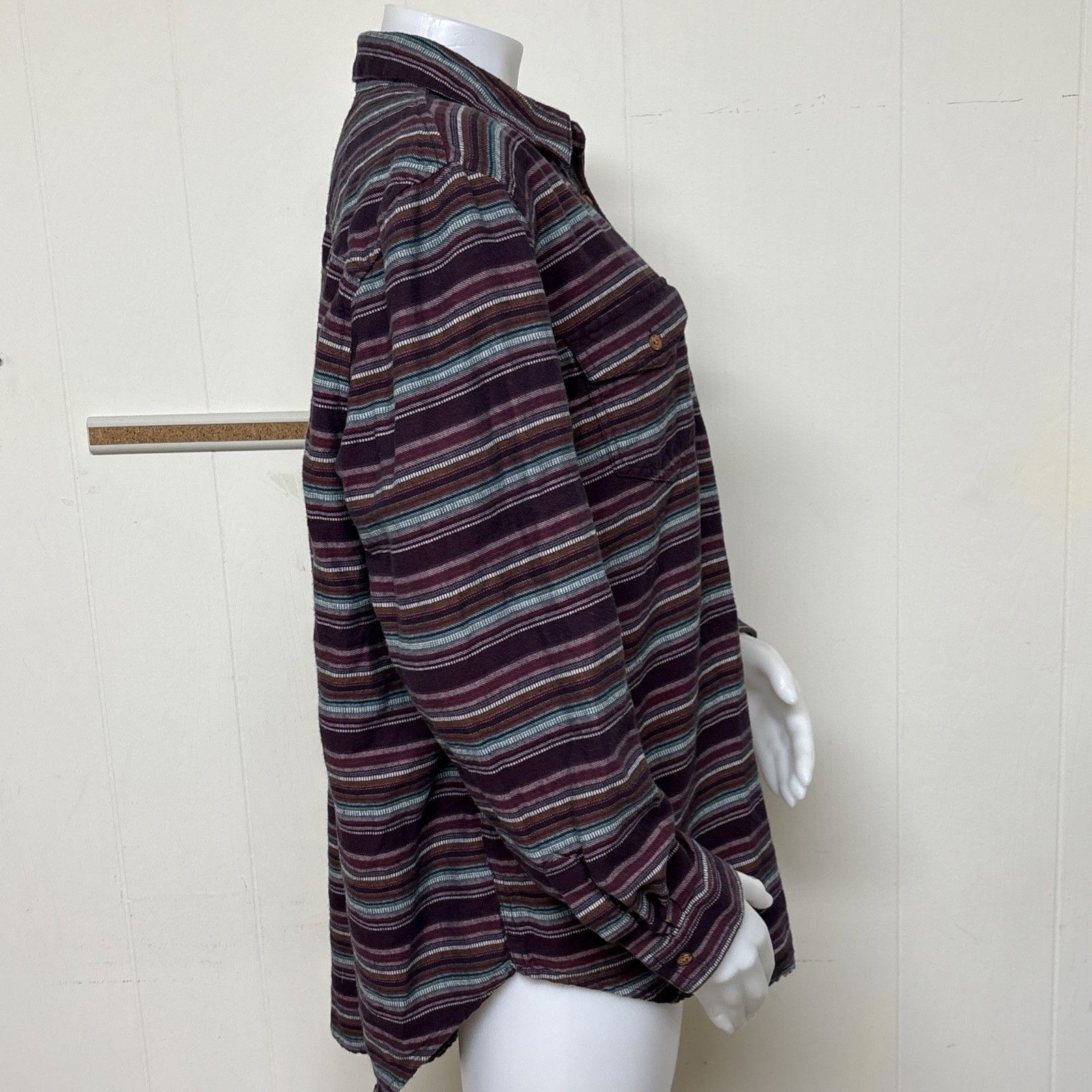 Ariat Ariat Billie Jean Western Shirt Womens XXL Aztec Stripe Burg Size XXL / US 16-18 / IT 52-54 - 5 Thumbnail