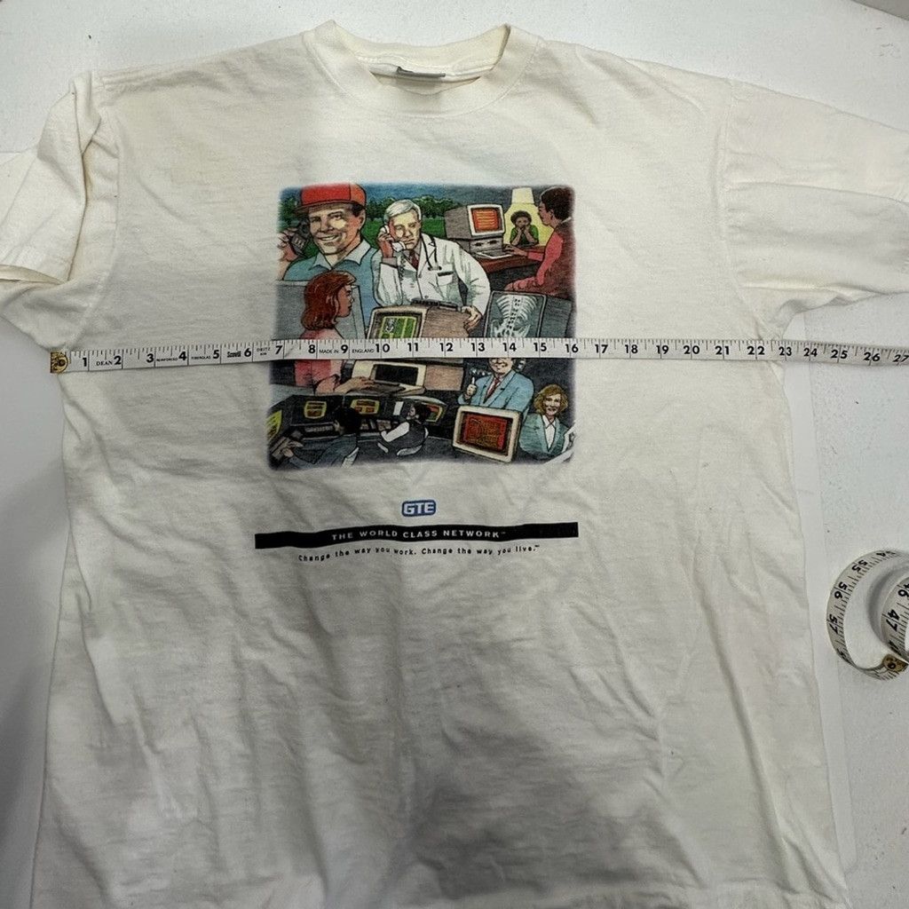 Vintage TWC Network Promo T-Shirt Oneita Power Tee Tech Nostalgia XL Size US XL / EU 56 / 4 - 13 Thumbnail
