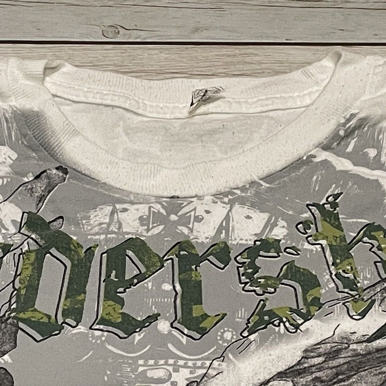 Affliction × Ed Hardy × Tapout Rare Wings Cross Tee Y2K Affliction Style Size US L / EU 52-54 / 3 - 3 Thumbnail