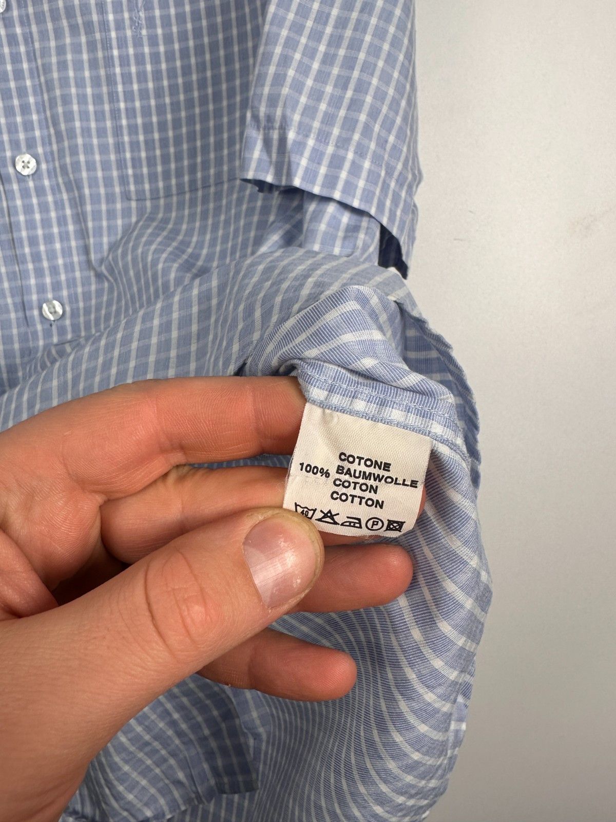 Yves Saint Laurent Yves Saint Laurent Shirt YSL Button Down Short Sleeve Size L Size US L / EU 52-54 / 3 - 6 Thumbnail