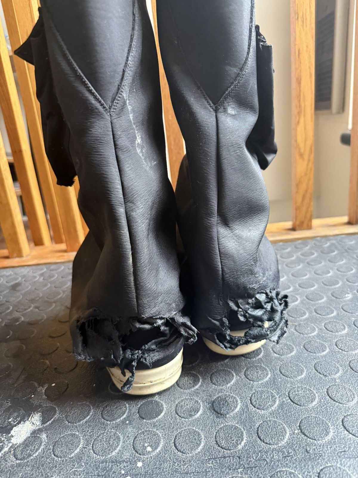 Rick Owens Drkshdw Rick Owens DRKSHDW Cargo Fetish Sneakers - Neoprene Size US 8 / EU 41 - 3 Thumbnail