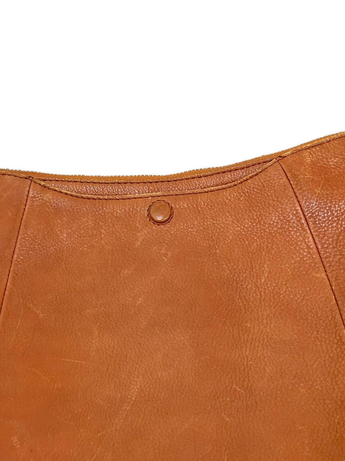 Japanese Brand Full Leather Patina Carcru Japan Cross Body Sling Bag 1🟩 Size ONE SIZE - 18 Thumbnail