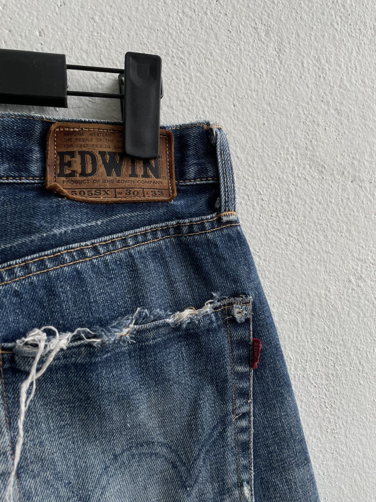 Edwin Vintage Distress Edwin Selvedge Inspired by Kapital Jeans Size US 30 / EU 46 - 14 Thumbnail