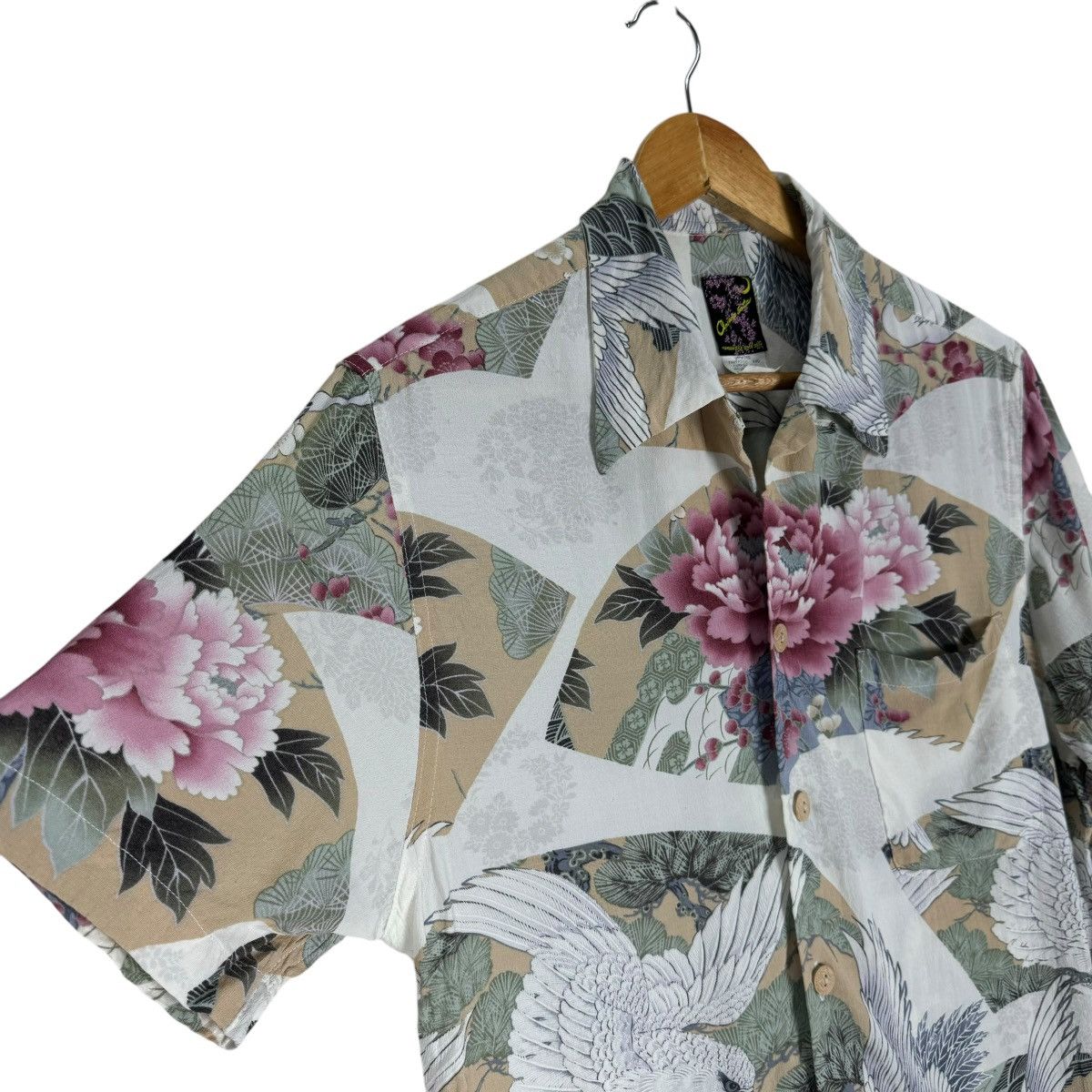 Japanese Brand ☀️ONIWA SOTO HAWAII STYLE SUKAJAN RAYON SHIRTS Size US L / EU 52-54 / 3 - 3 Thumbnail