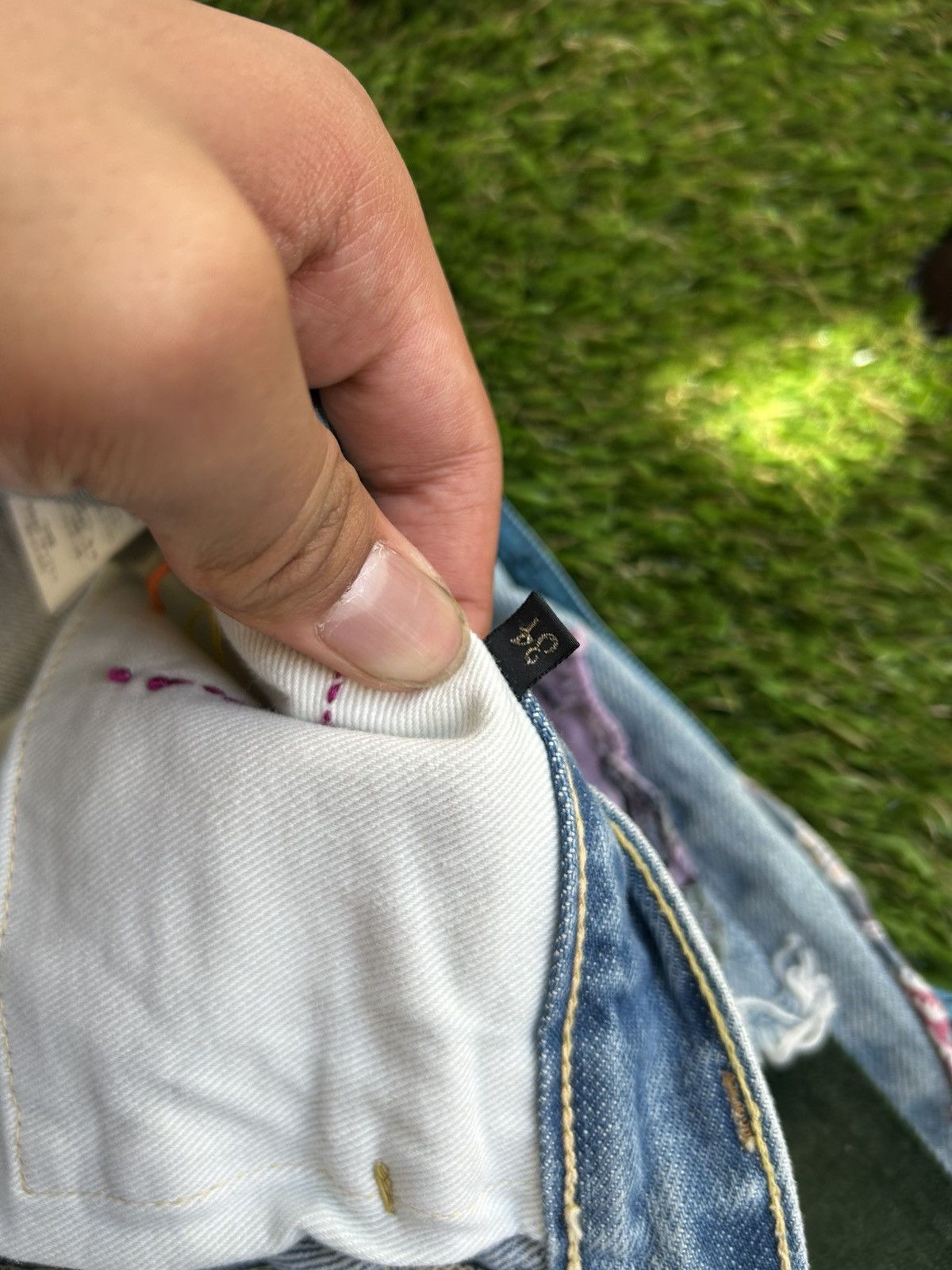 Kapital Kapital Japan Denim Crazy El Paso Monkey Cisco Hippie Jeans Size US 34 / EU 50 - 6 Thumbnail