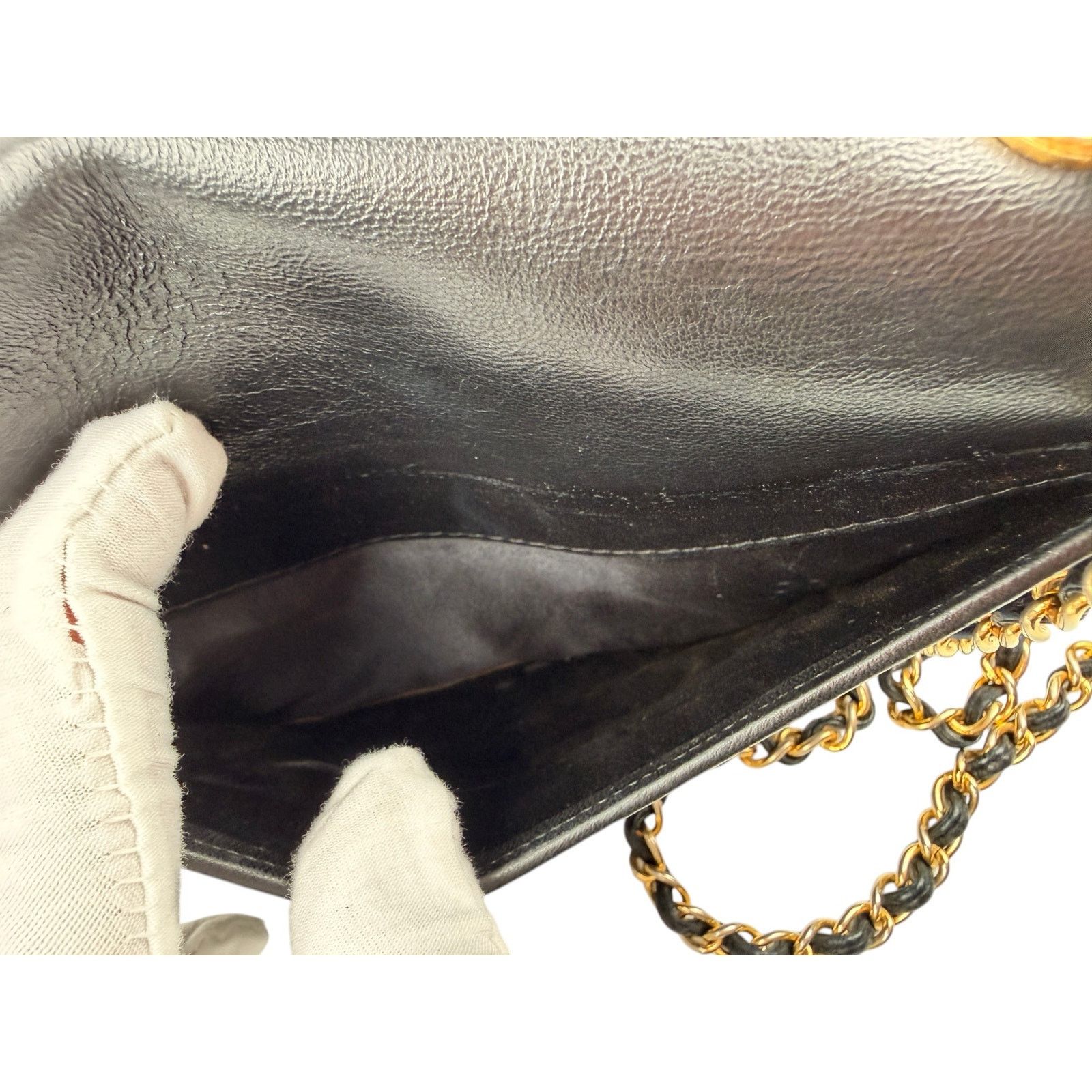 Chanel Chanel Lambskin Quilted Timeless CC Small Single Flap Black Size ONE SIZE - 7 Thumbnail