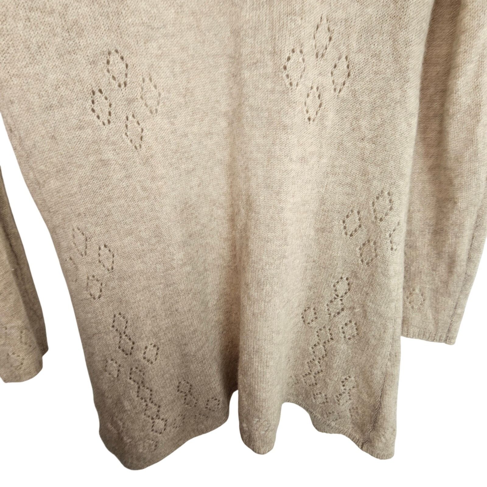 MAX&Co. Max Studio Womens Cashmere Cardigan Sweater S Hooded Size S / US 4 / IT 40 - 9 Thumbnail