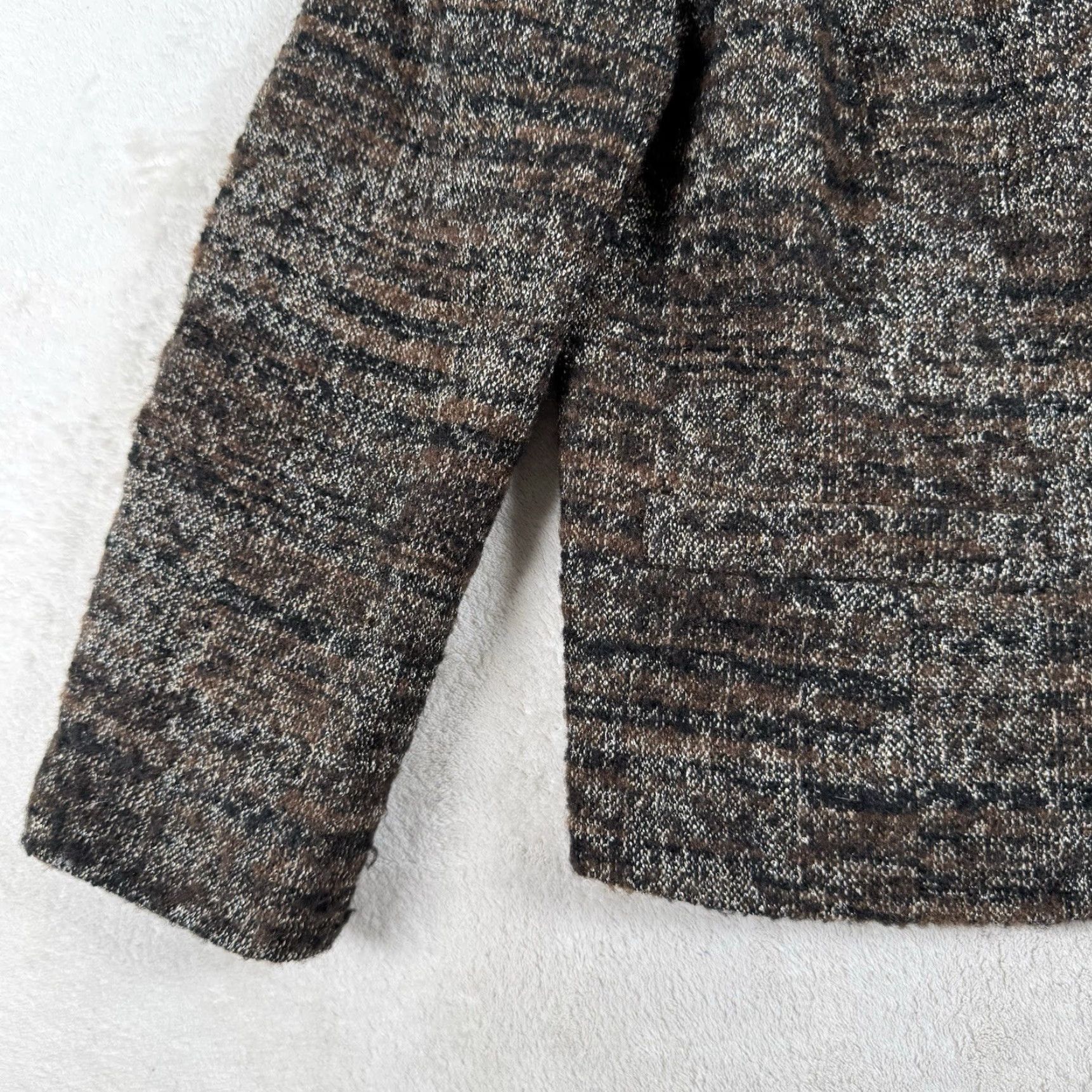 Vintage VINTAGE L.L. Bean Blazer Set Brown Wool Blend Skirt Size 4 Jacket Size 2 Womens Office Suit 80s Power Suit Size 26" / US 2 / IT 38 - 2 Thumbnail