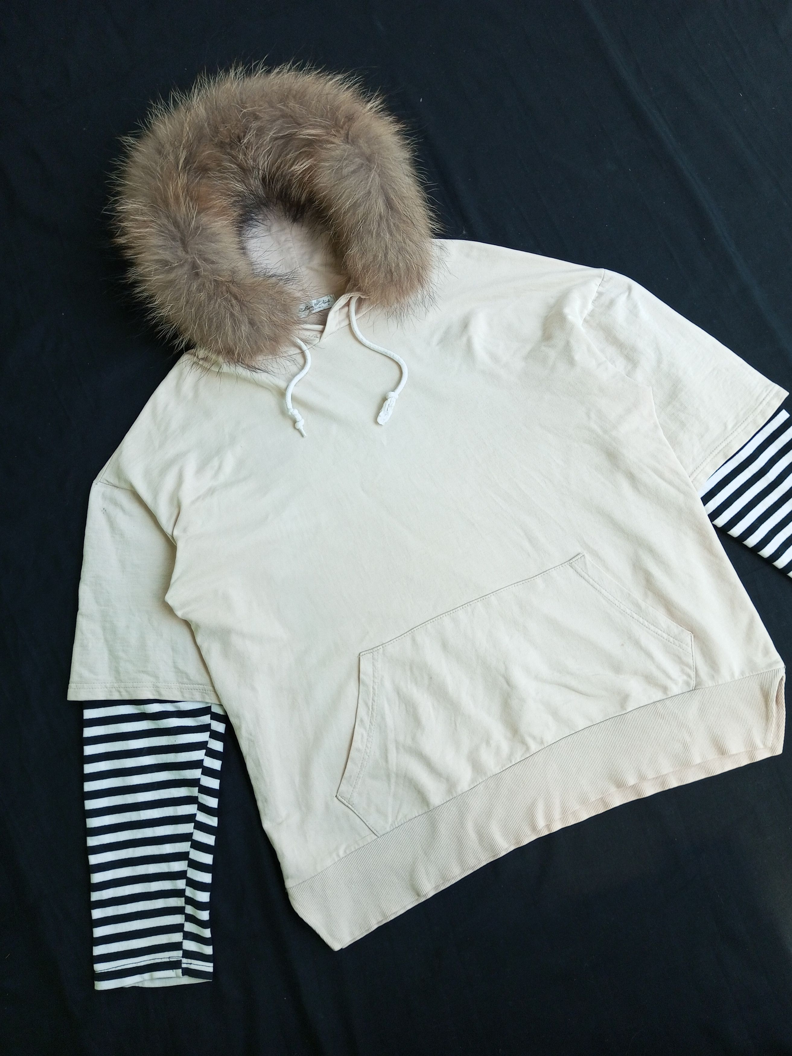 Japanese Brand "No Wash Tag" Reborn & Audi Fur Hoodie i6w9 LGB style Size US L / EU 52-54 / 3 - 3 Thumbnail