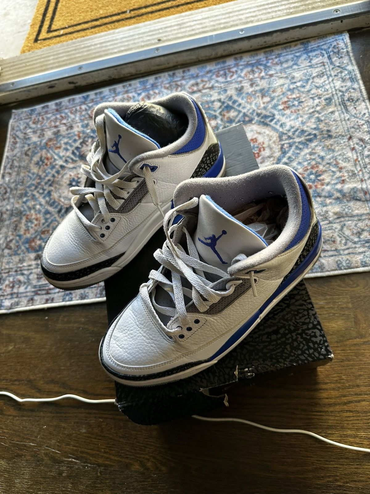 Jordan Brand Jordan 3 racer blue Size US 9 / EU 42 - 3 Thumbnail