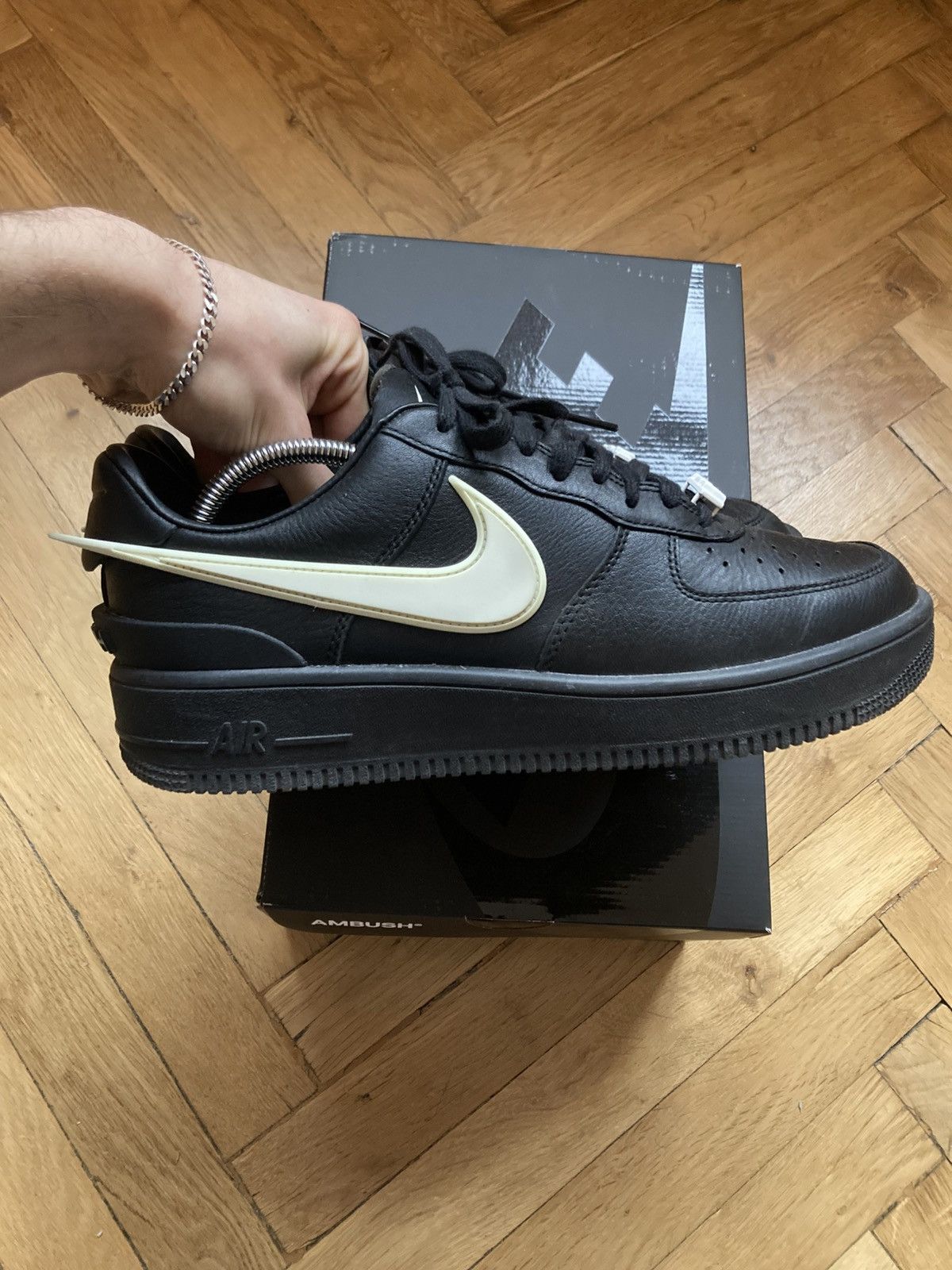 Ambush Design × Nike Nike Ambush Air Force 1 black Size US 9 / EU 42 - 4 Thumbnail