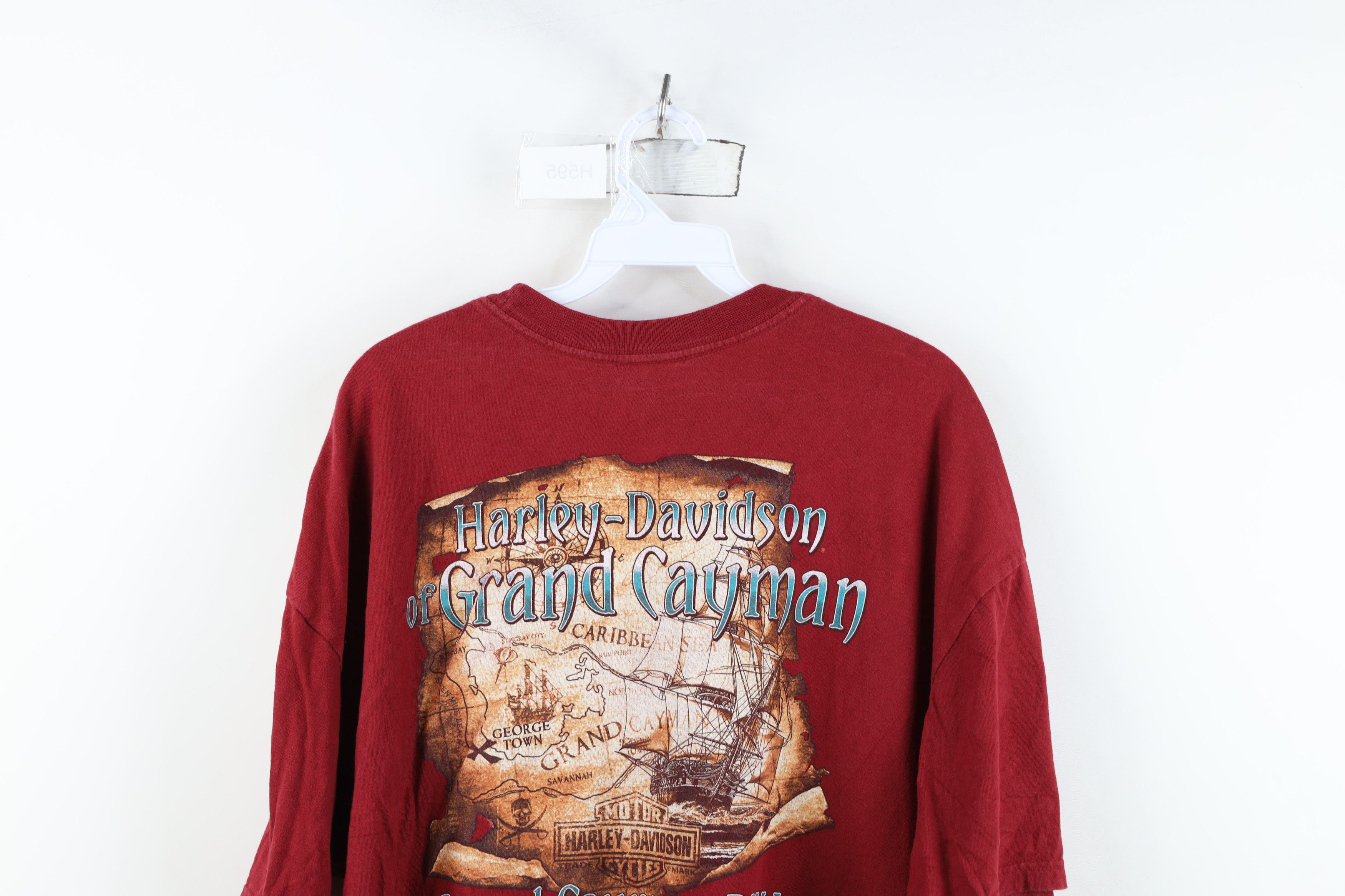 Harley Davidson Vintage Y2K Harley Davidson Tribal Short Sleeve T-Shirt Red Size US XXL / EU 58 / 5 - 13 Thumbnail