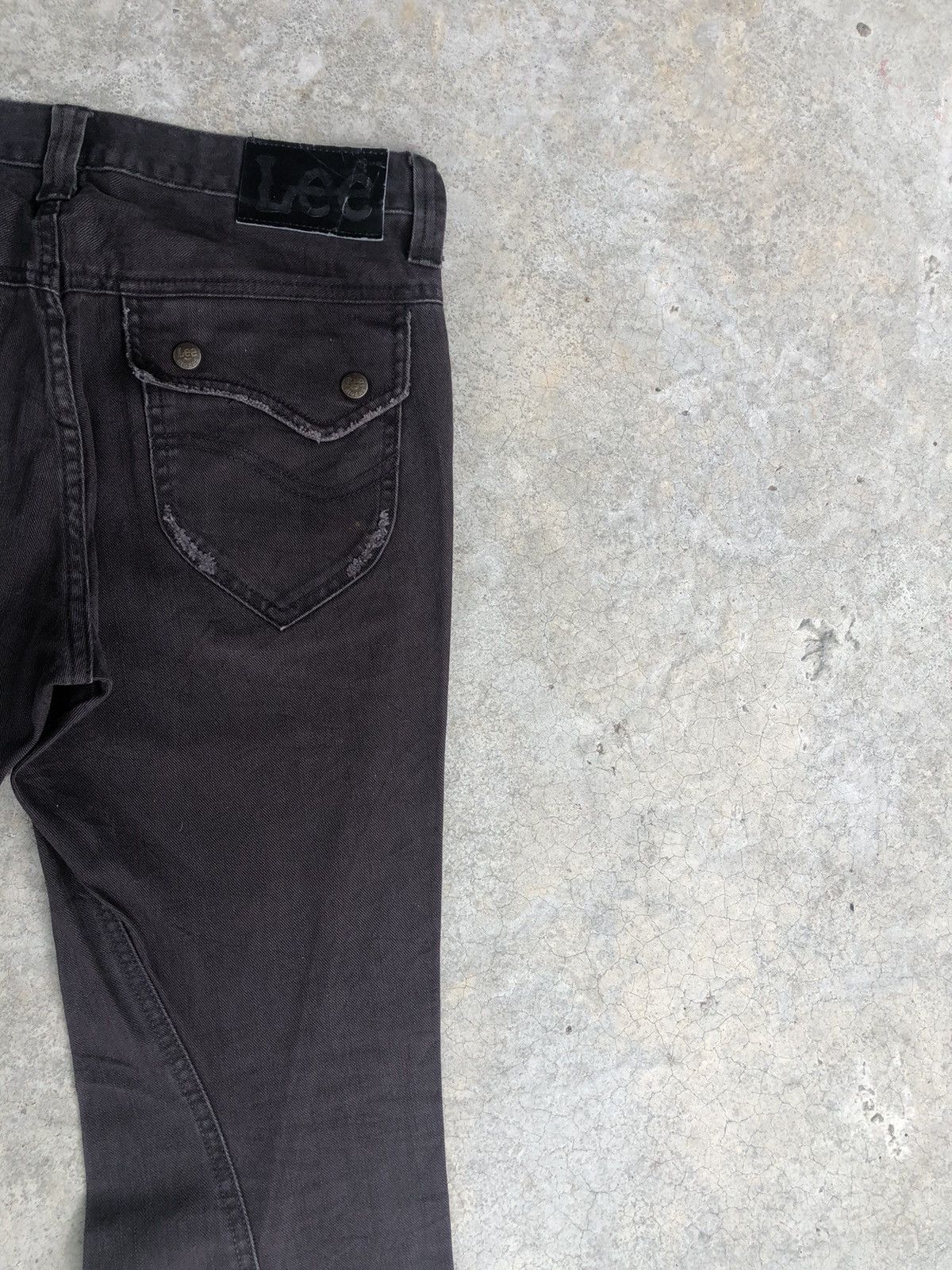 Lee Japanese Lee Flared Jeans Distressed Jeans Size US 32 / EU 48 - 11 Thumbnail