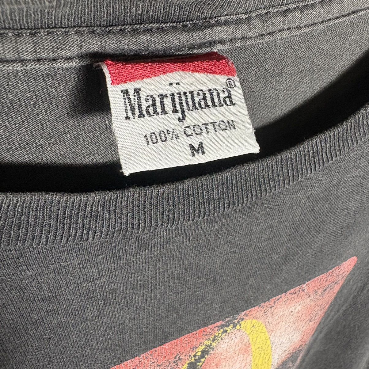 Vintage Vintage 90s Marijuana Parody Mc Donald Distressed T-Shirt Size US M / EU 48-50 / 2 - 4 Thumbnail