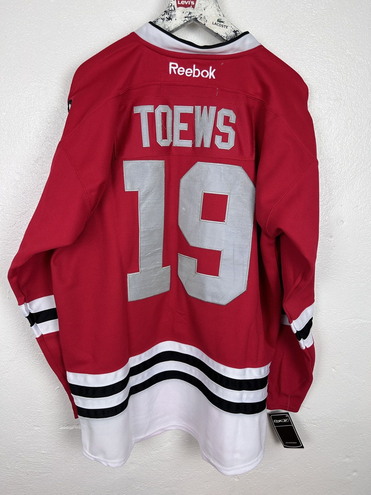 NHL BNWT Reebok NHL Chicago Blackhawks #19 Toews Jersey Size US XXL / EU 58 / 5 - 6 Thumbnail
